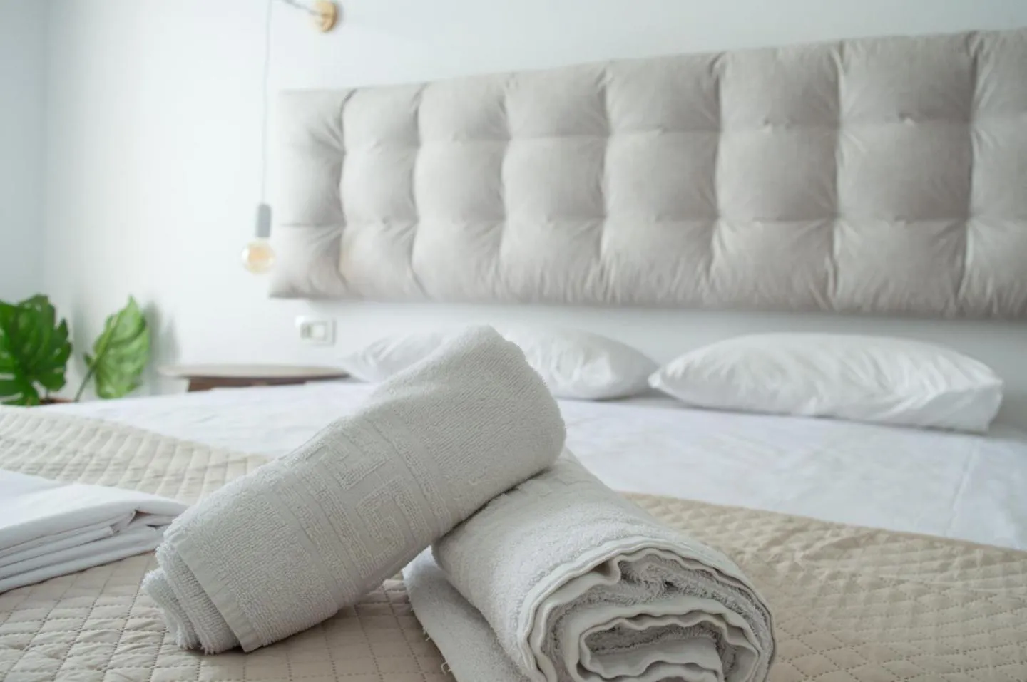 Bed in Paradise Beach Hotel