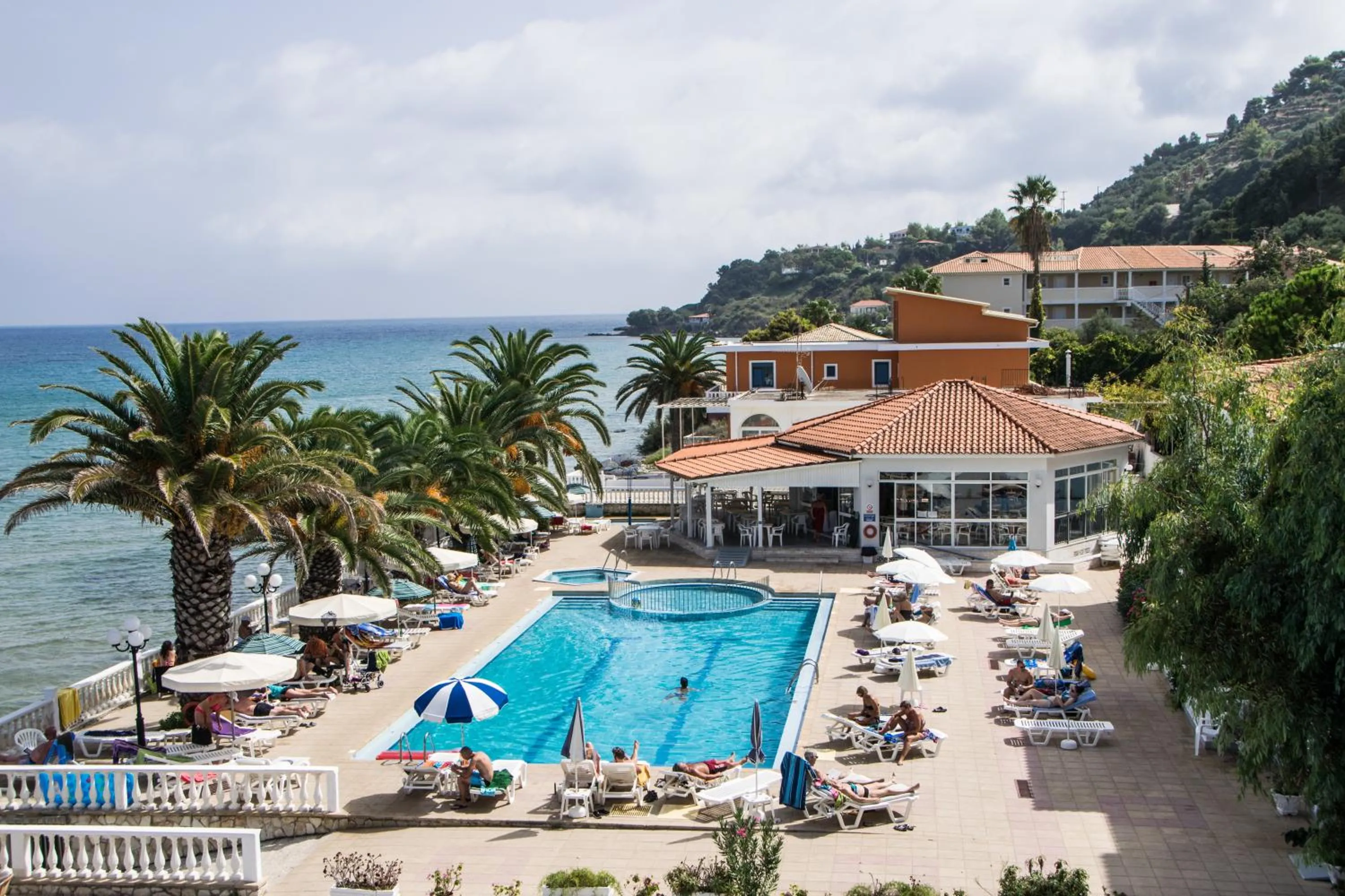 Patio in Paradise Beach Hotel
