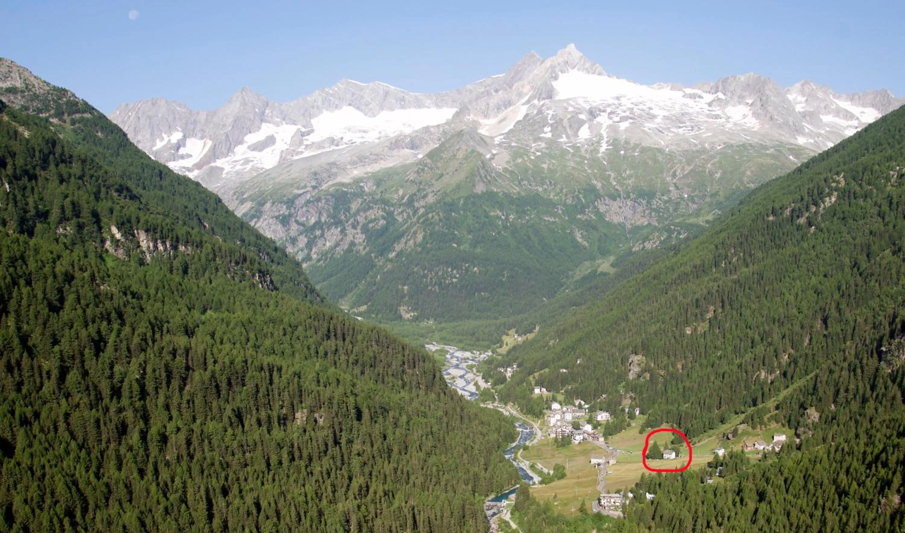 Bird's eye view in Il Cortese