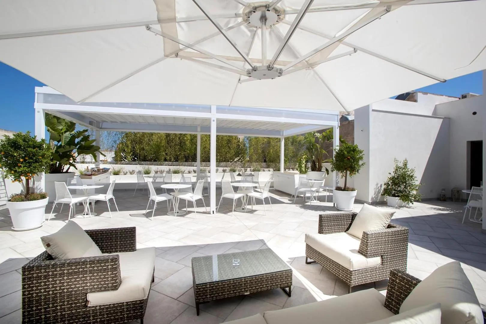 Balcony/Terrace in Eunice Bed and Breakfast