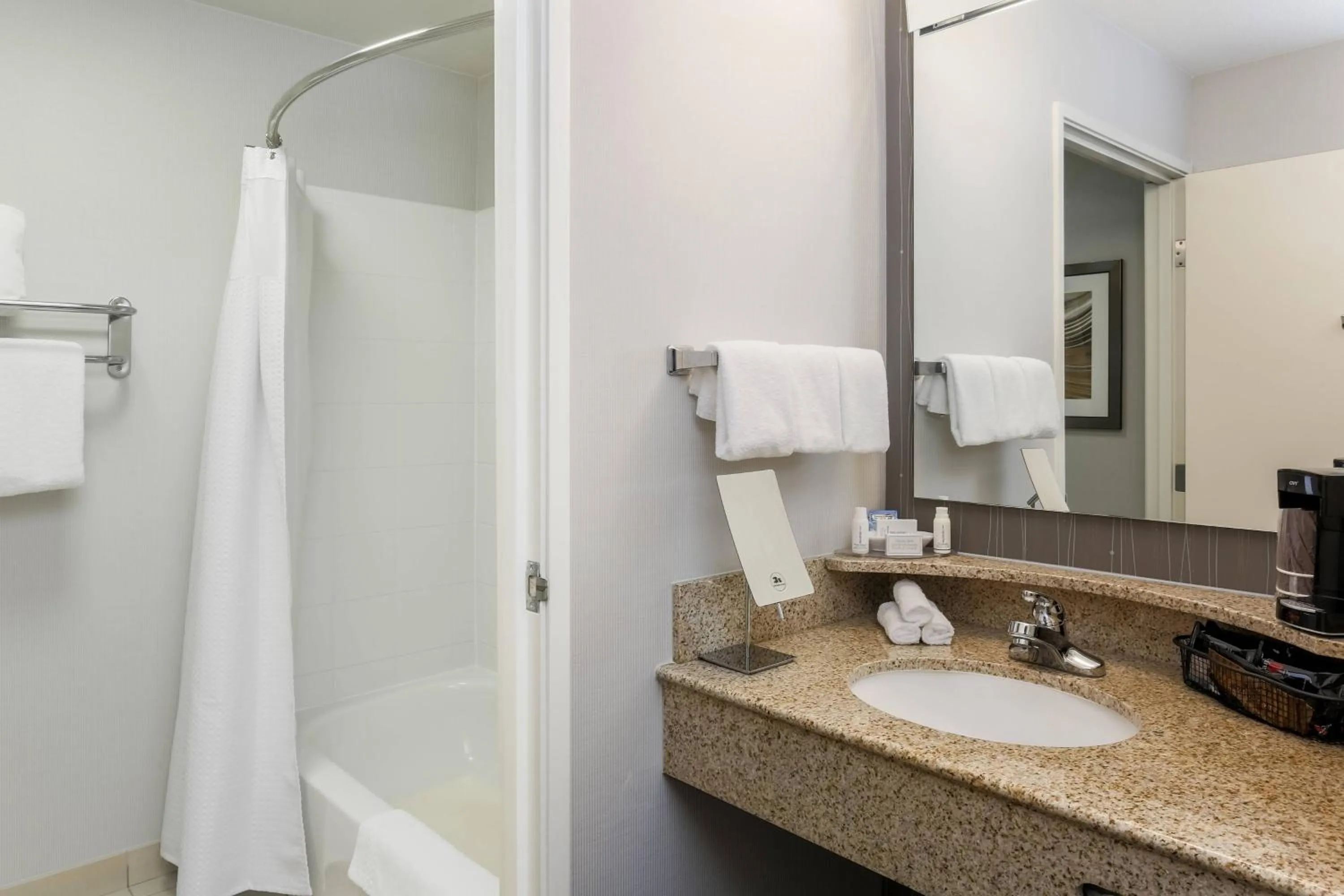Bathroom in Courtyard by Marriott Roseville Galleria Mall/Creekside Ridge Drive