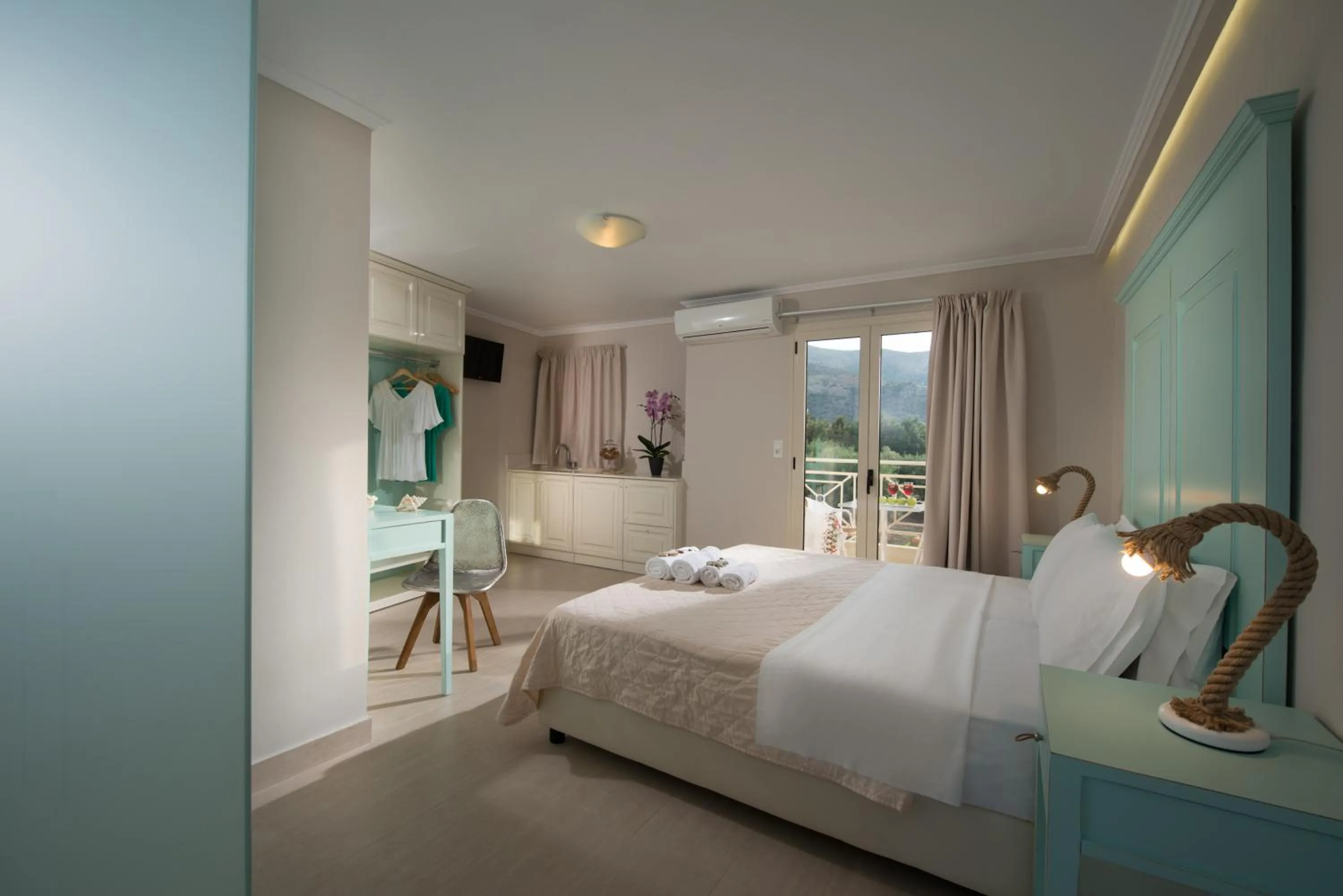 Photo of the whole room, Bed in Notos Heights Hotel & Suites