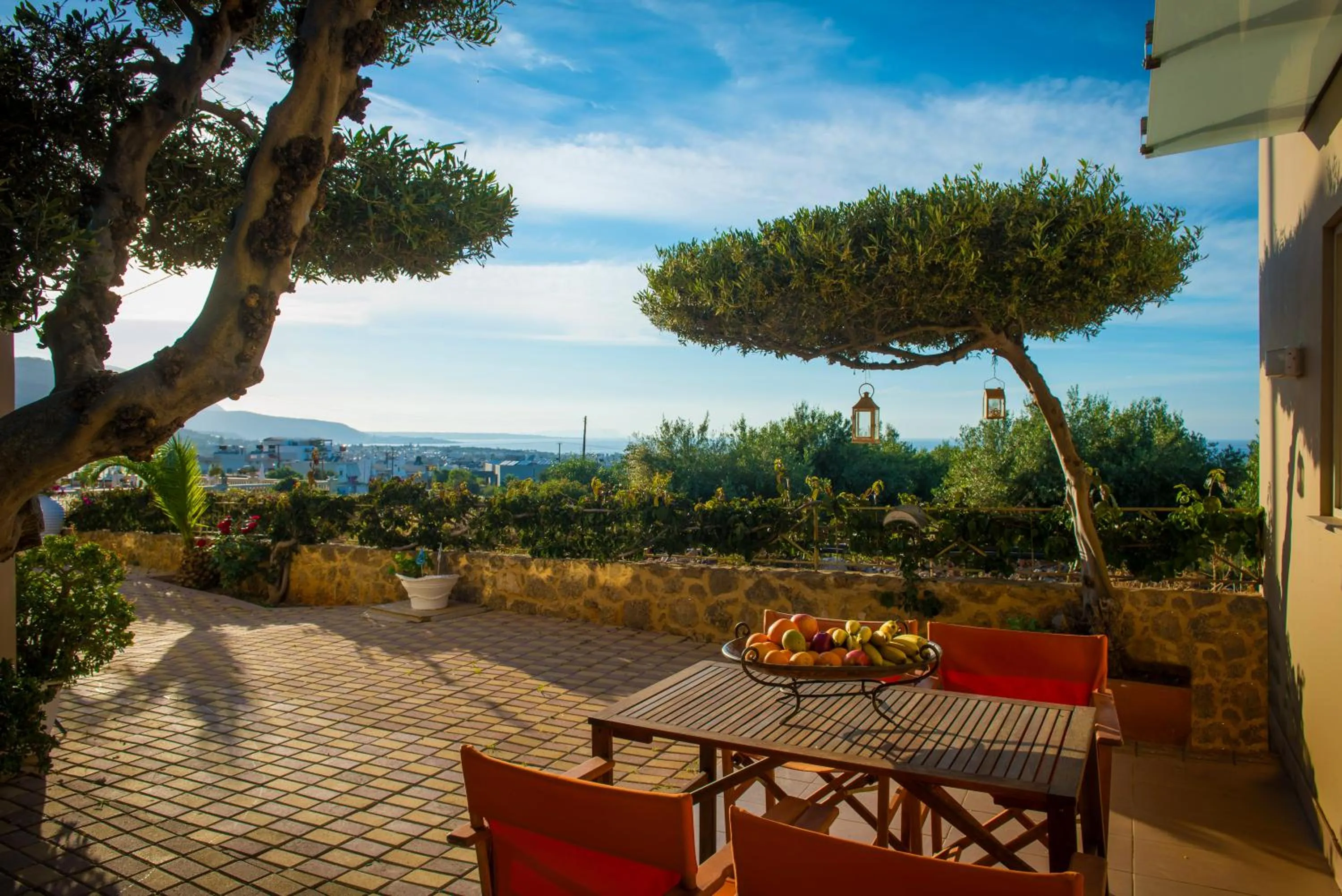 Patio in Notos Heights Hotel & Suites