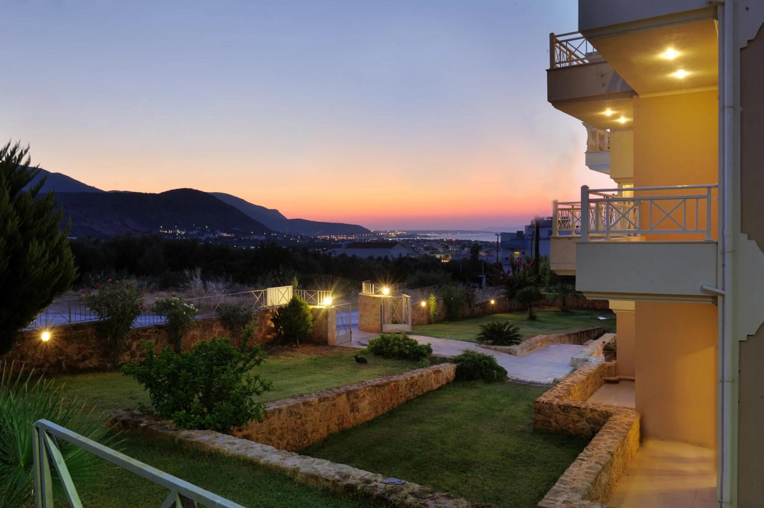 Garden view in Notos Heights Hotel & Suites