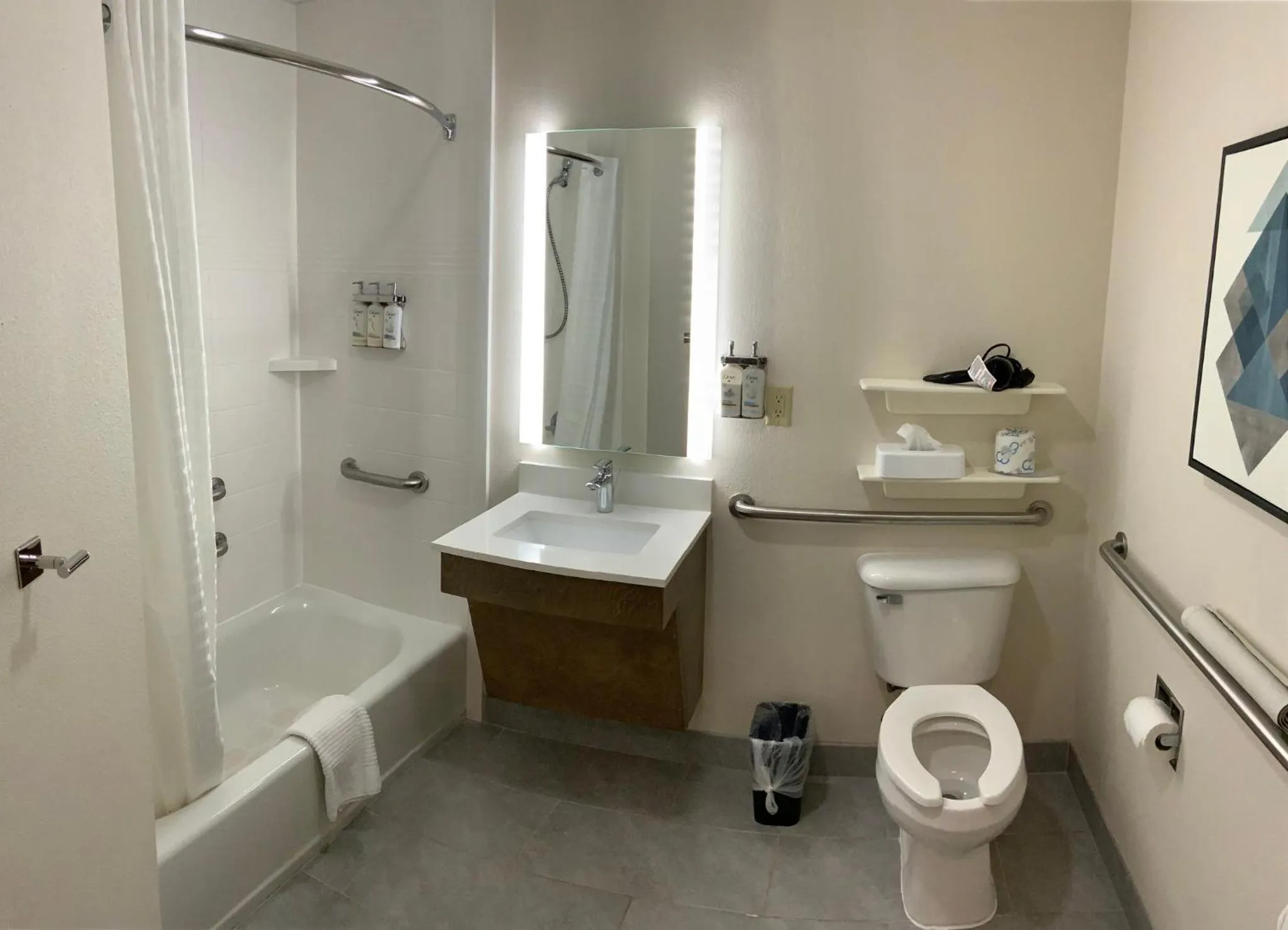 Bathroom in Candlewood Suites Oklahoma City-Moore by IHG