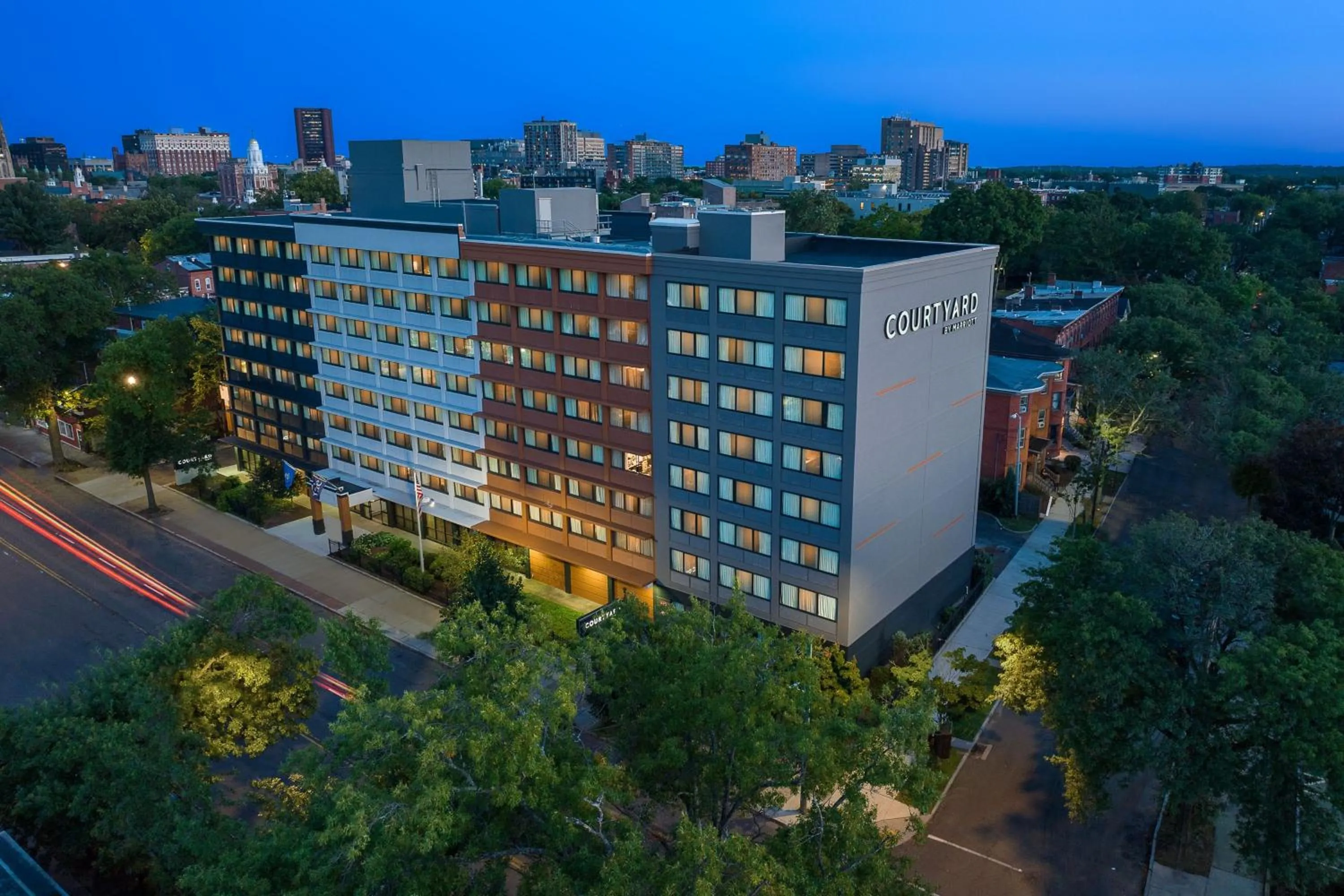 Property building in Courtyard New Haven at Yale