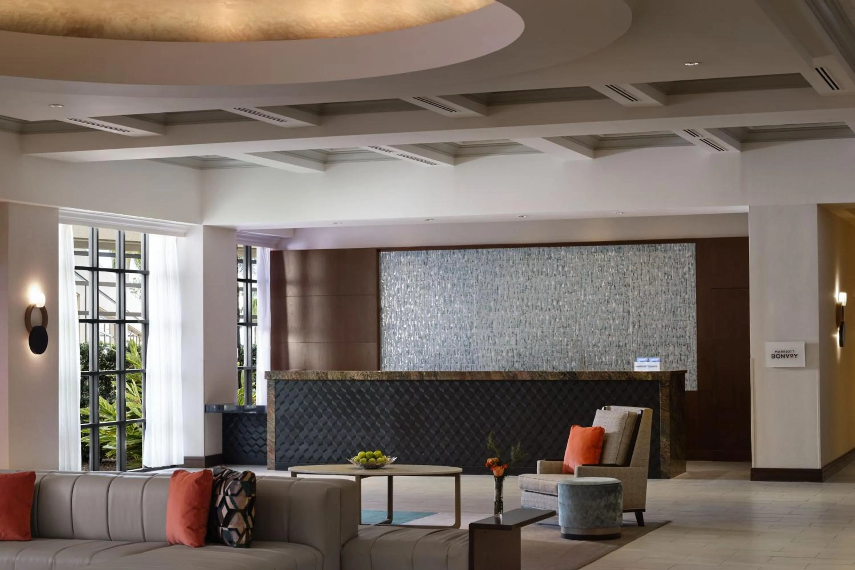 Lobby or reception in Boca Raton Marriott at Boca Center