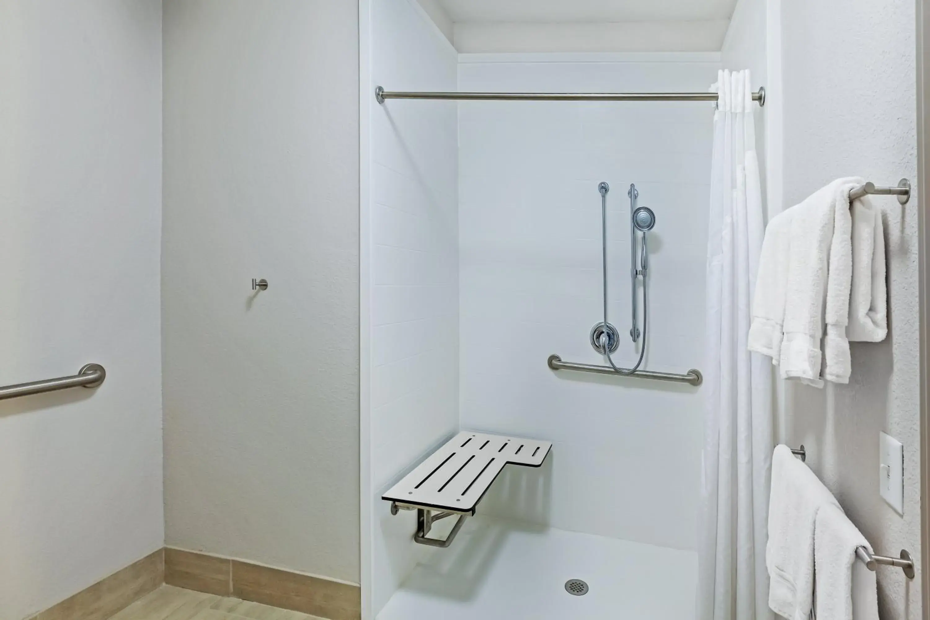 King Suite with Mobility Accessible Roll-In Shower in Holiday Inn Express Hotel & Suites Dallas Lewisville by IHG King Suite with Mobility Accessible Roll-In Shower in Holiday Inn Express Hotel & Suites Dallas Lewisville by IHG