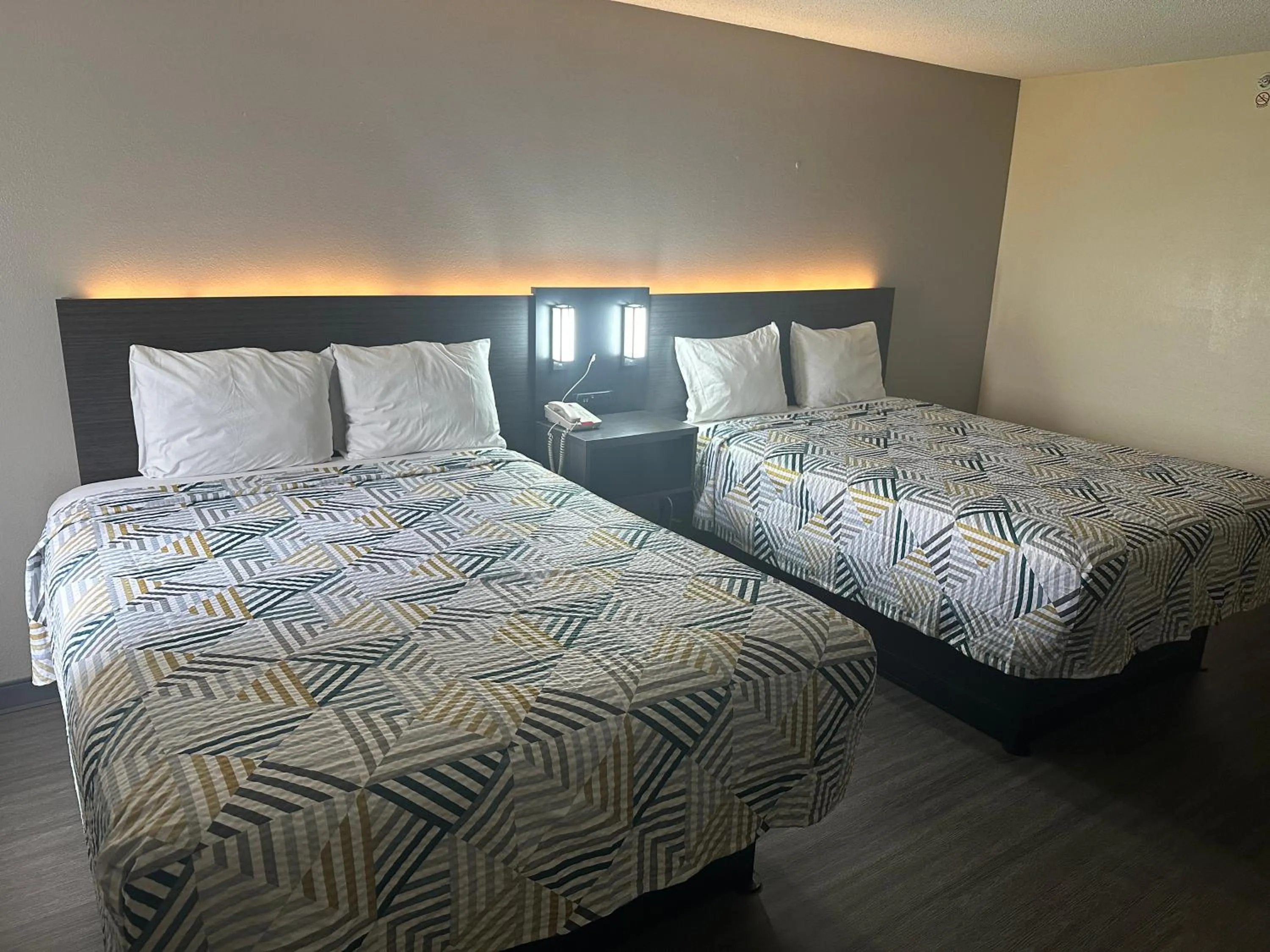 Bed in Motel 6-Anderson, IN