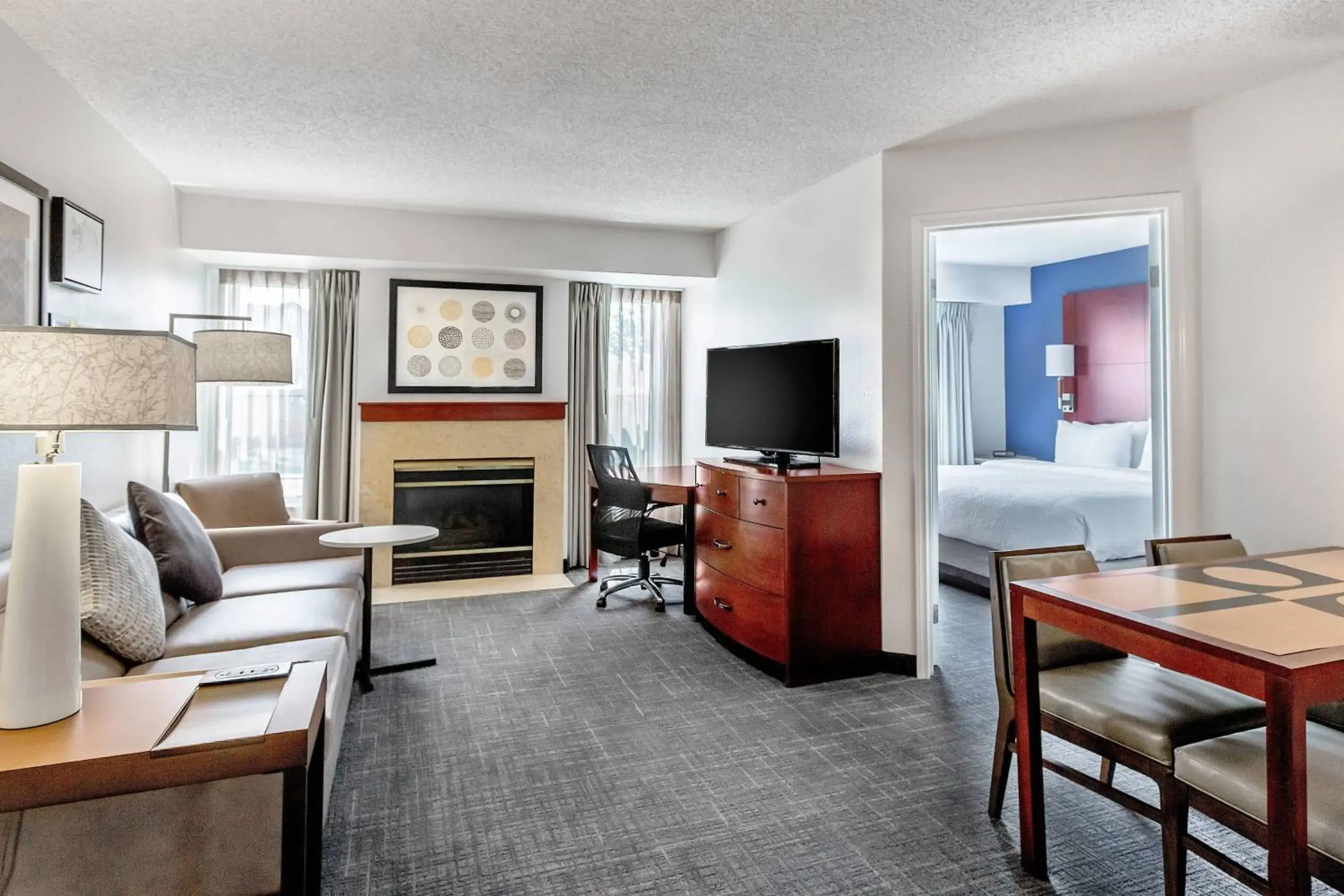 Two-Bedroom Suite with Fireplace in Residence Inn Denver North/Westminster Two-Bedroom Suite with Fireplace in Residence Inn Denver North/Westminster