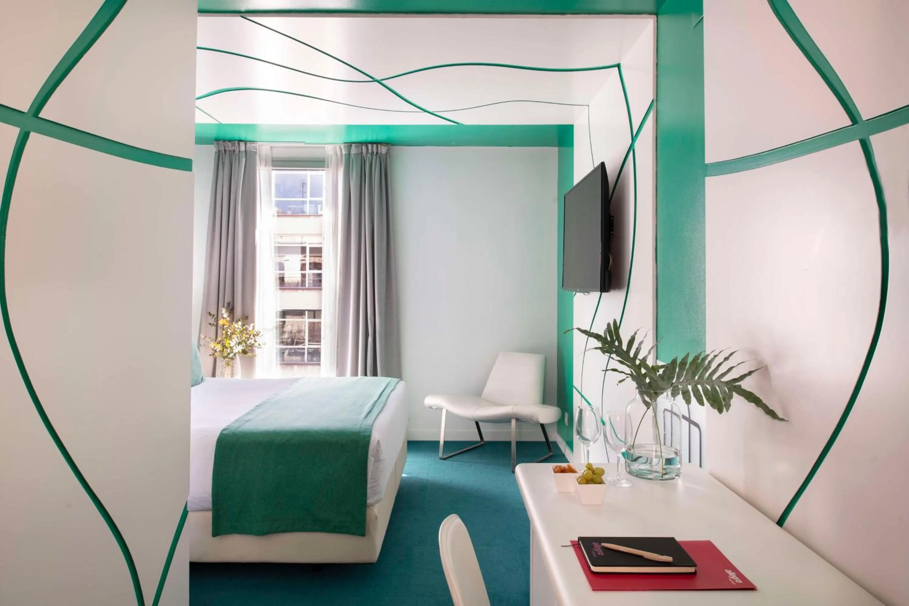 Bedroom, Bed in Allegro Barcelona