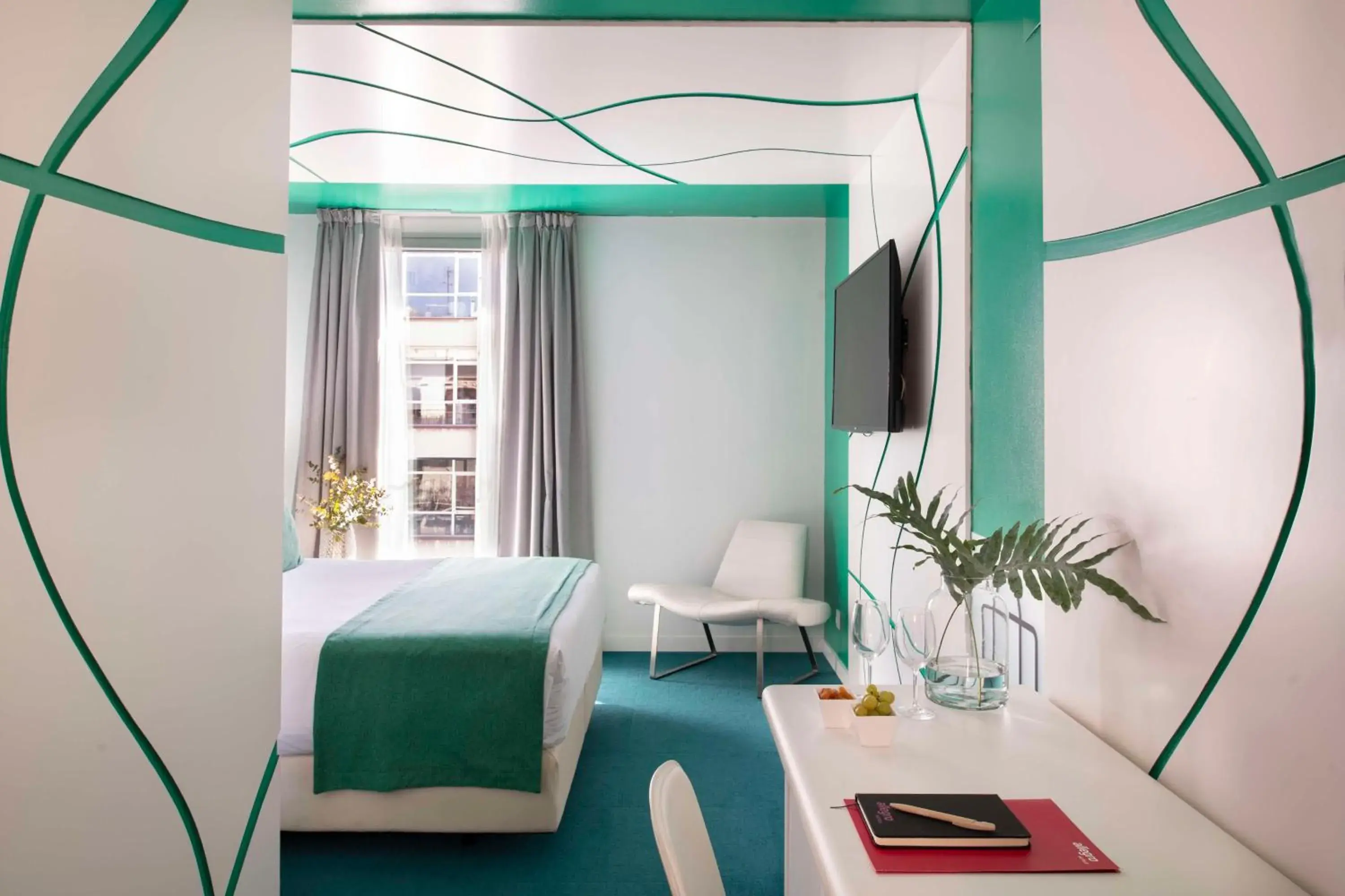 Bedroom, Bed in Allegro Barcelona Bedroom, Bed in Allegro Barcelona