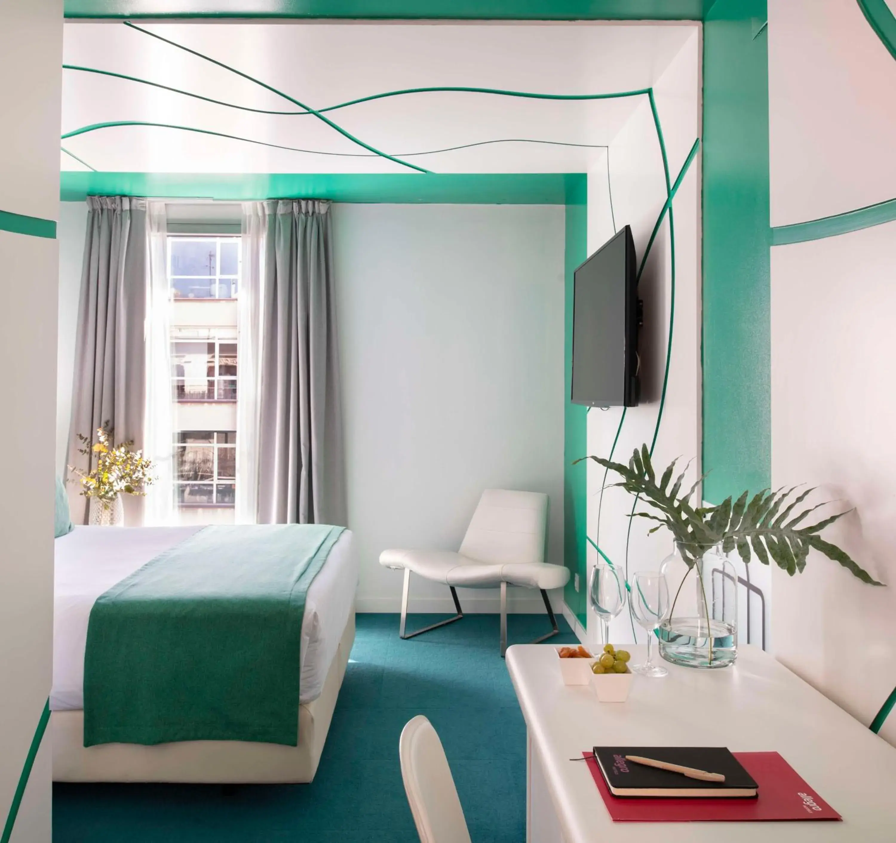 Bedroom, Bed in Allegro Barcelona Bedroom, Bed in Allegro Barcelona