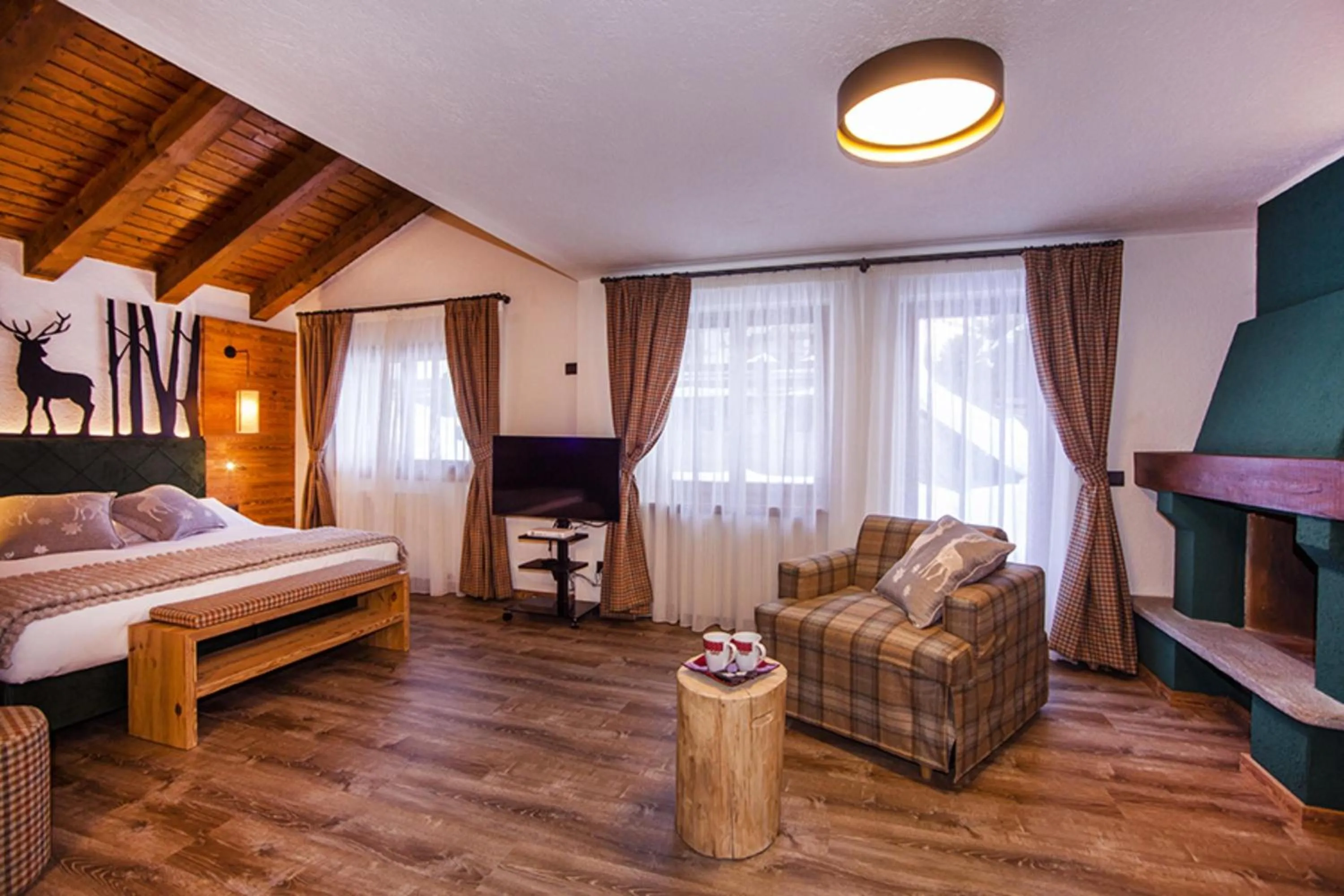 Bedroom, Bed in Hotel Pilier D'Angle & Wellness