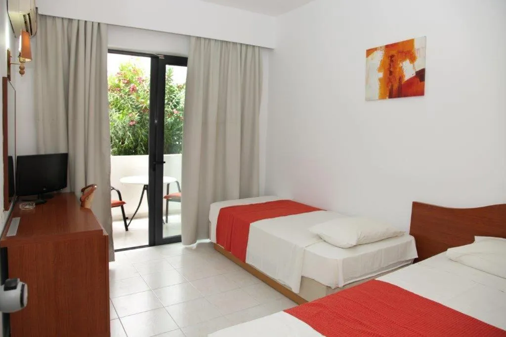 Bed in Rodos Star Hotel