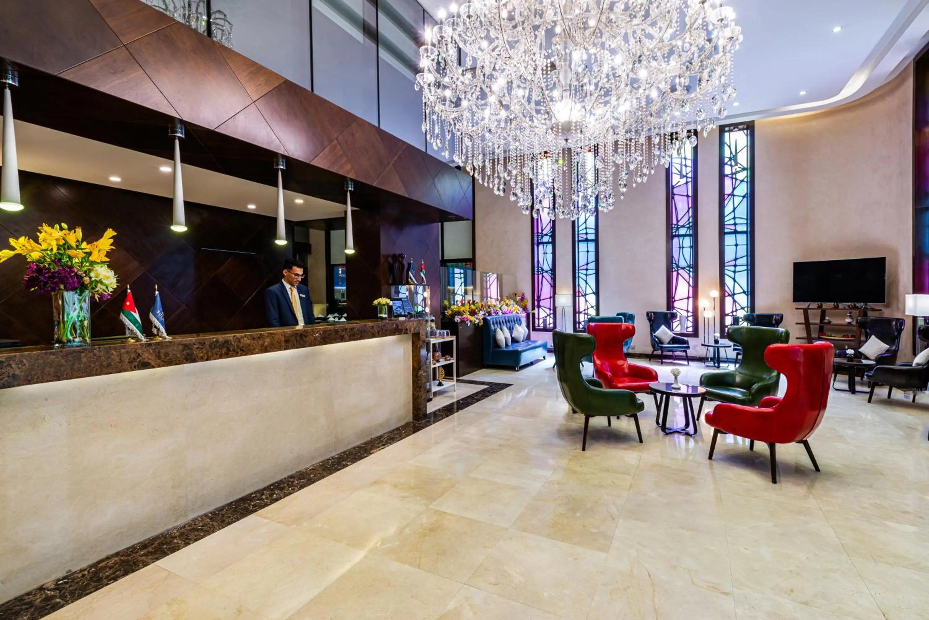 Lobby or reception in Sulaf Luxury Hotel