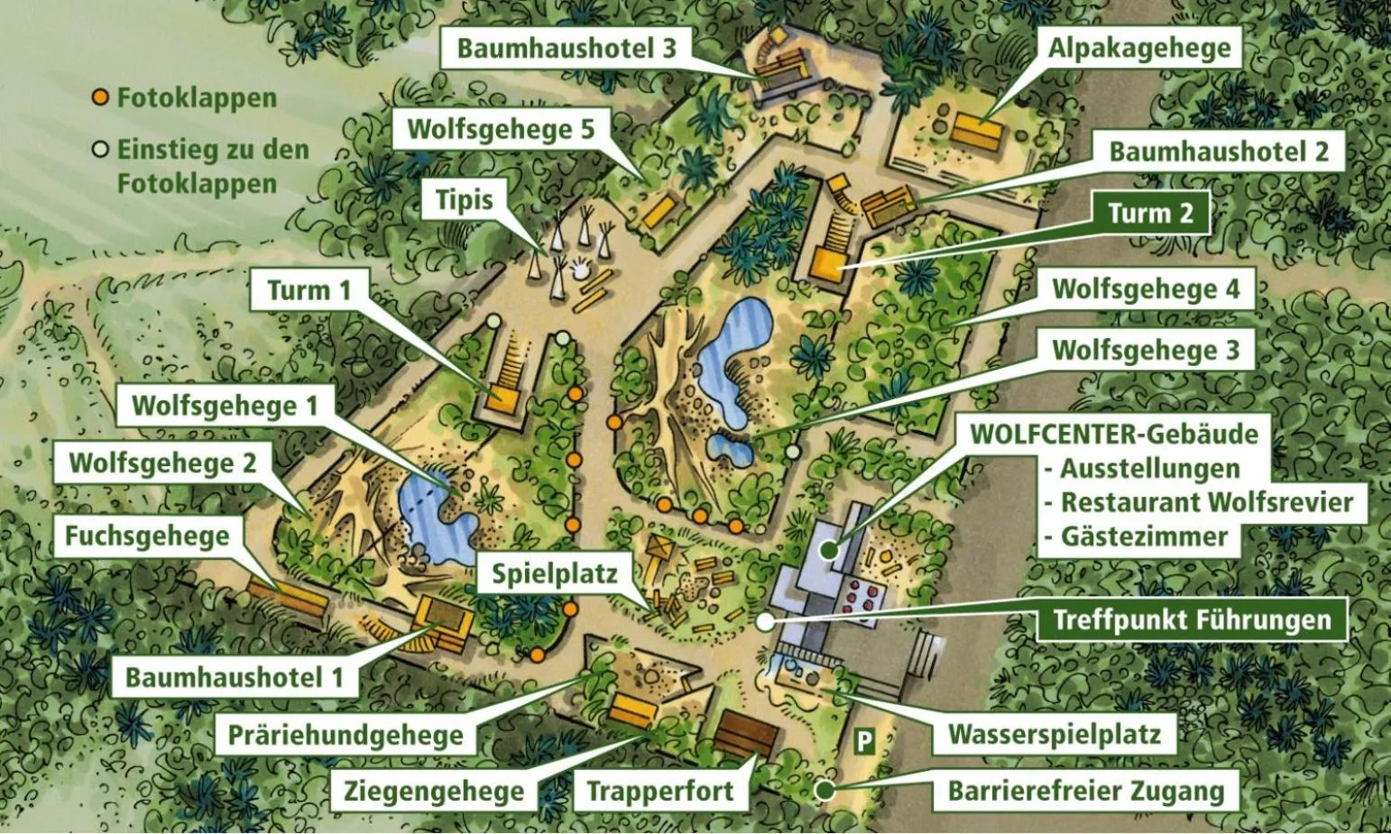 Property building in Tree Inn - Das Baumhaushotel