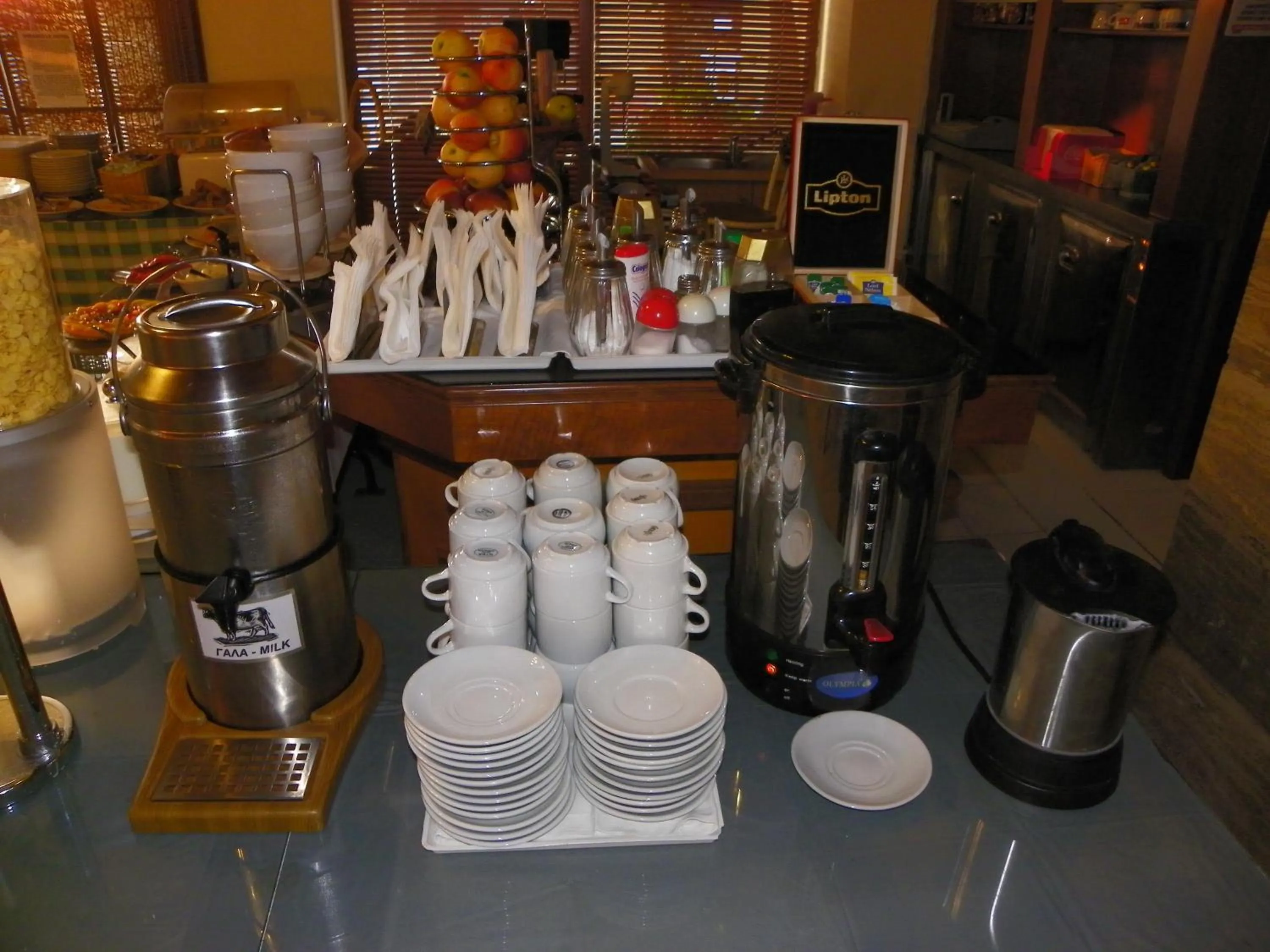 Buffet breakfast in Mirabelle Hotel