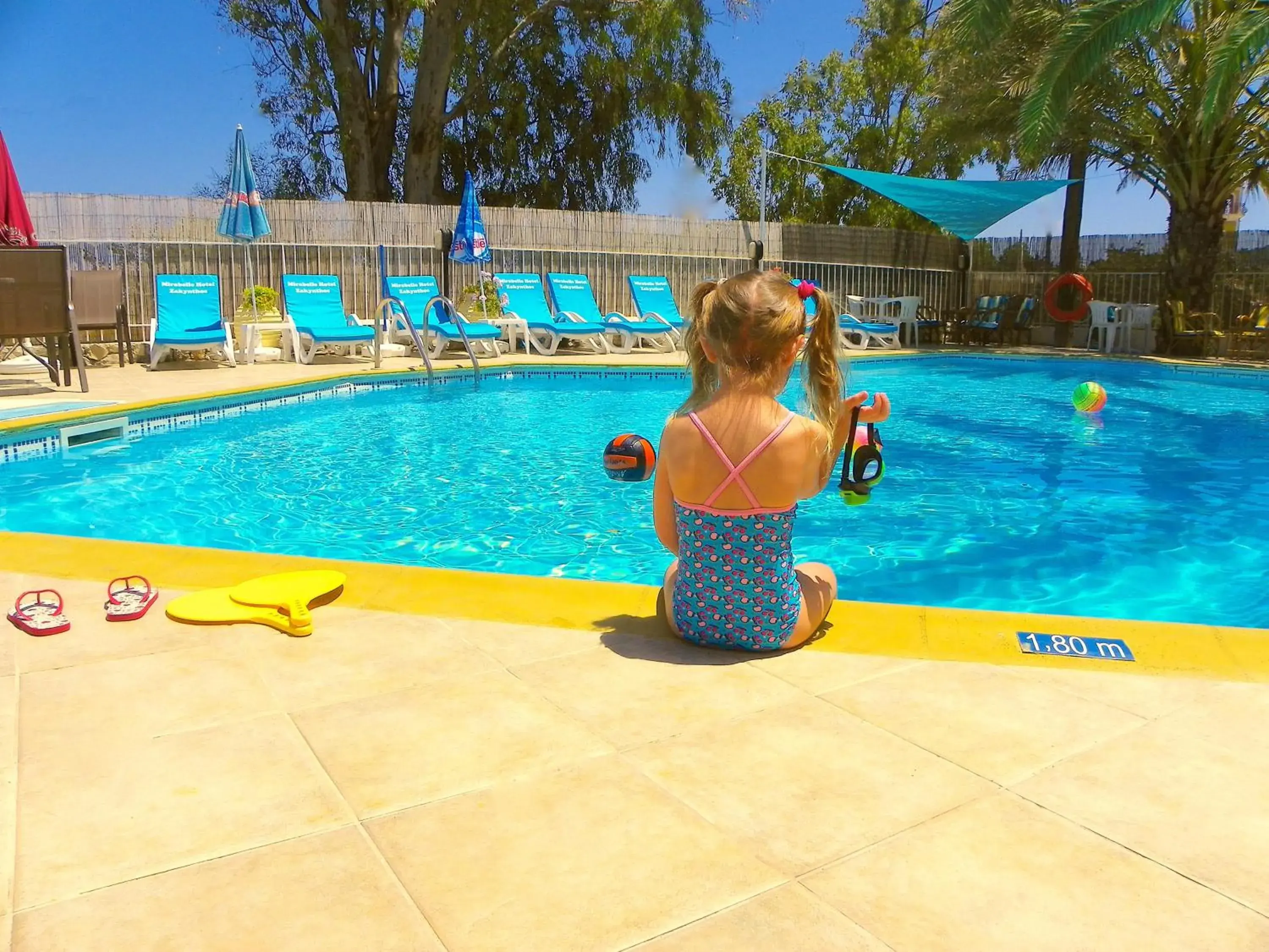 Swimming pool in Mirabelle Hotel Swimming pool in Mirabelle Hotel