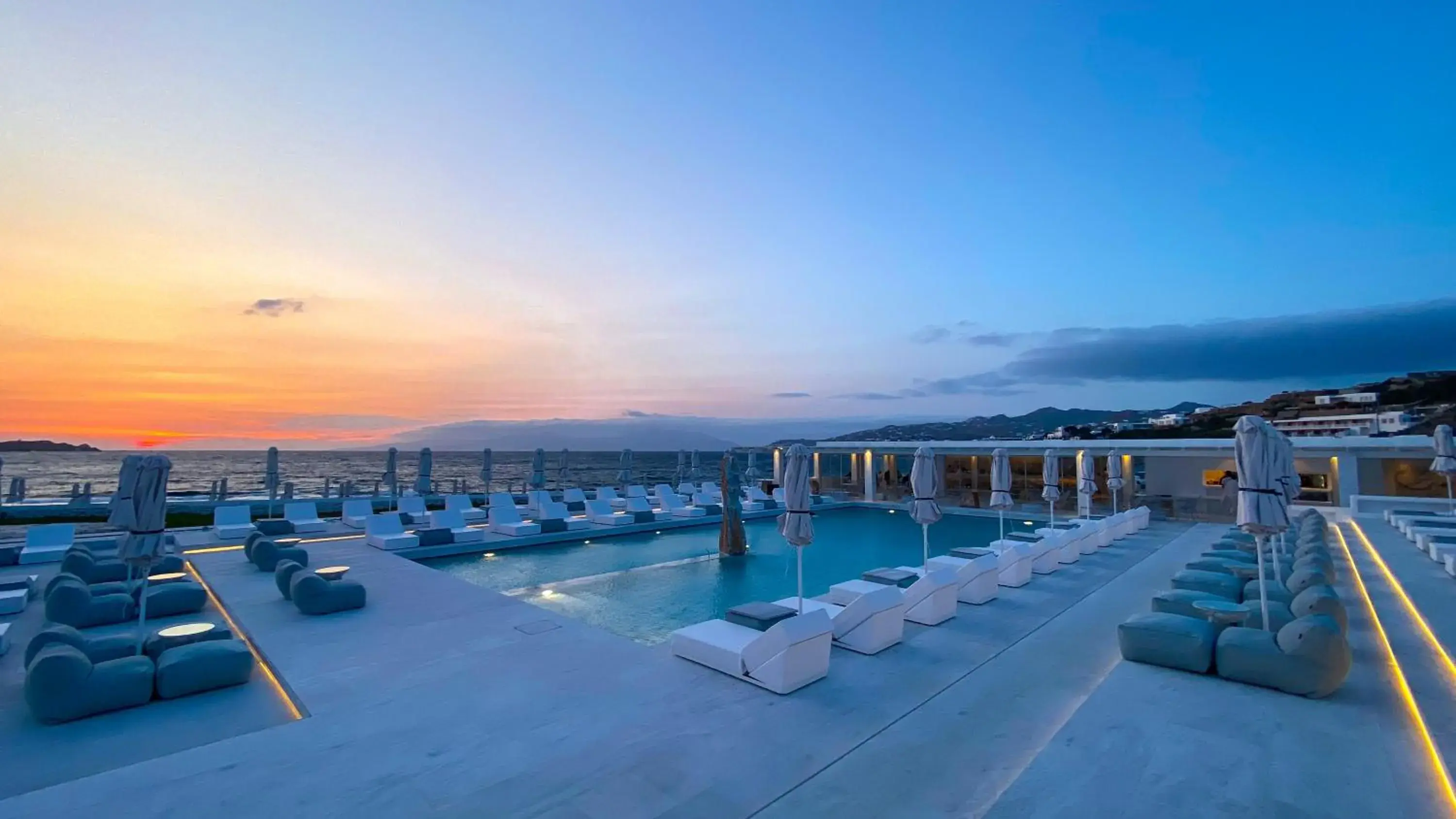 Swimming pool in Mykonos Bay Resort & Villas Swimming pool in Mykonos Bay Resort & Villas