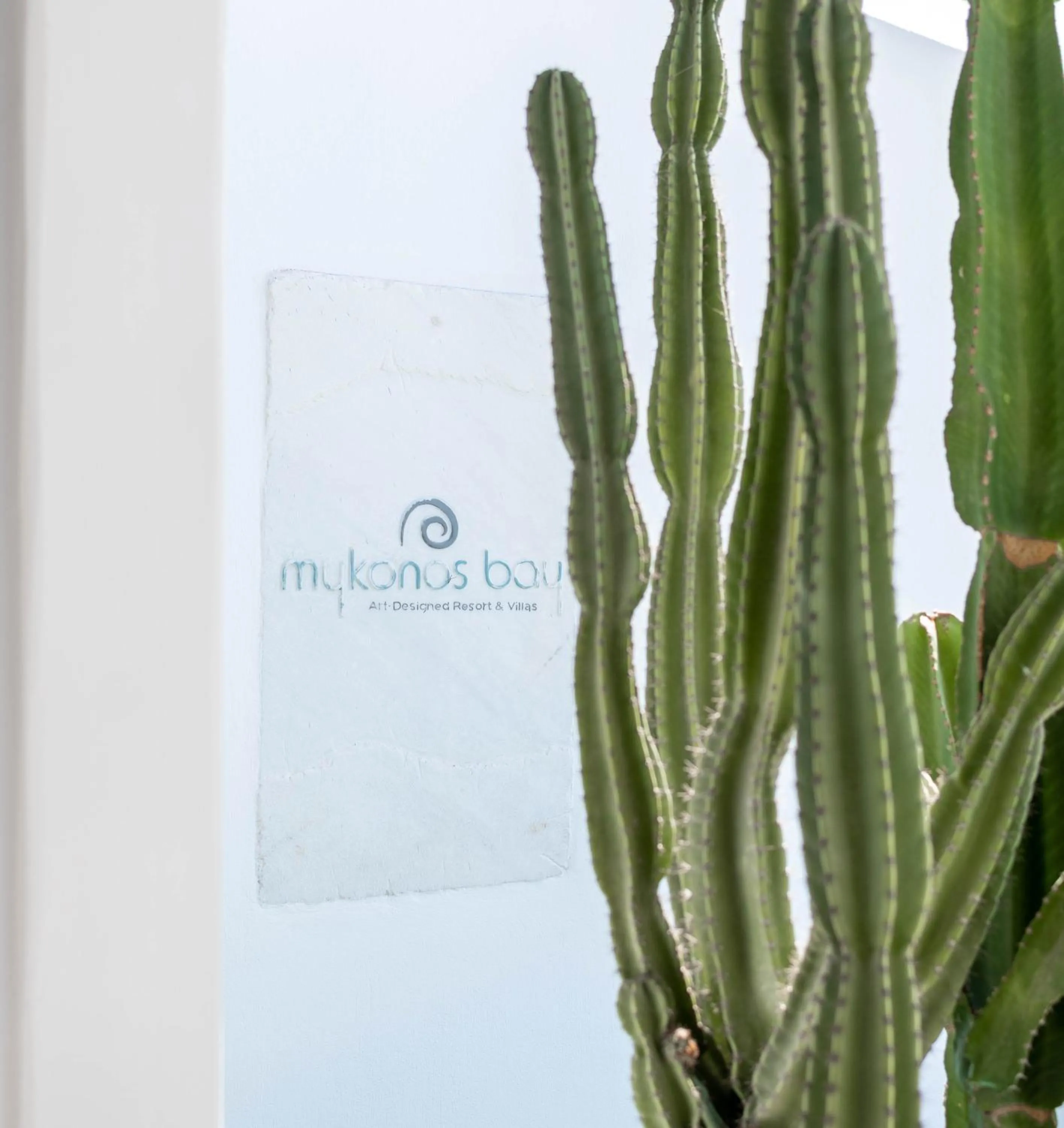 Text overlay in Mykonos Bay Resort & Villas