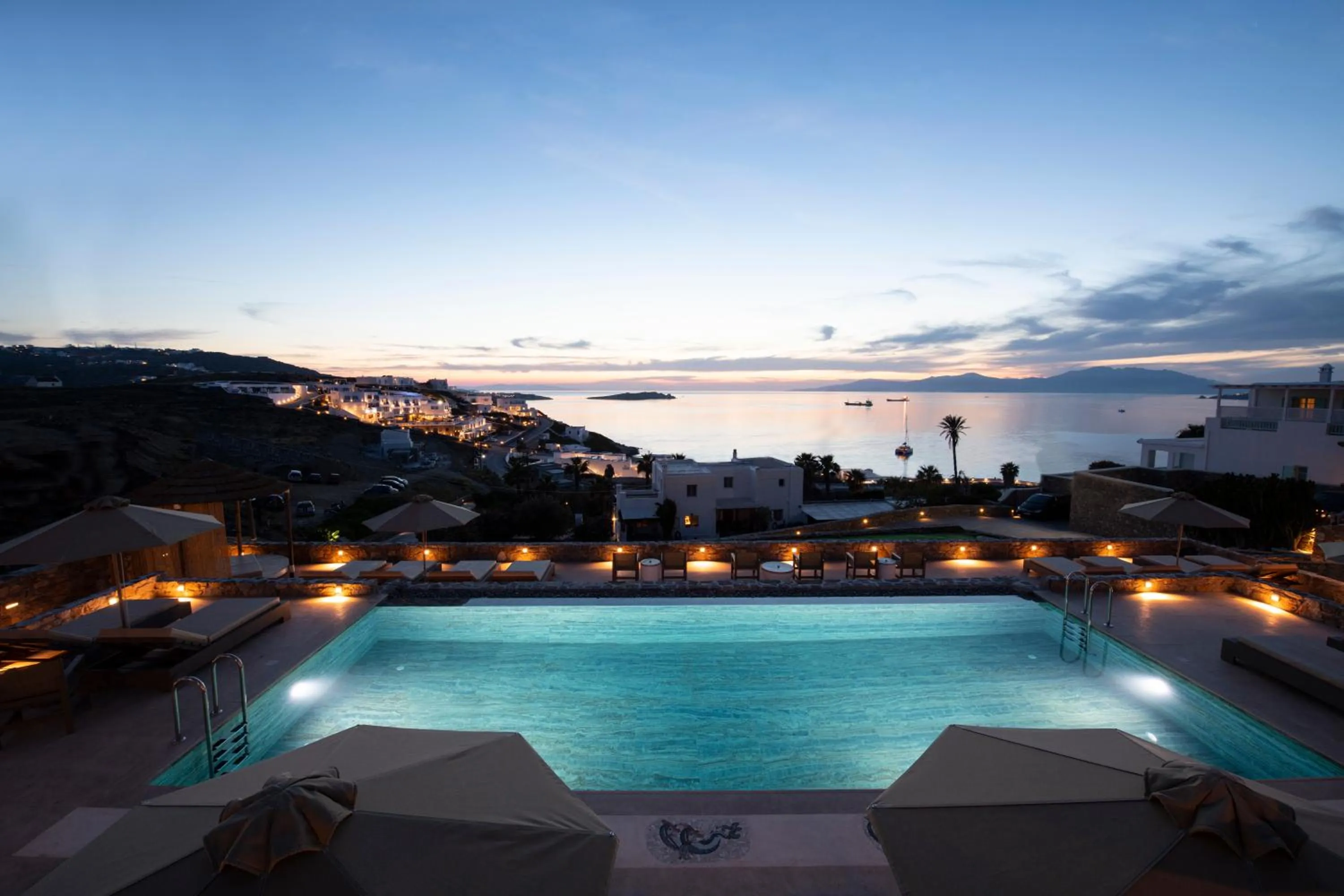 Pool view in Mykonos Bay Resort & Villas