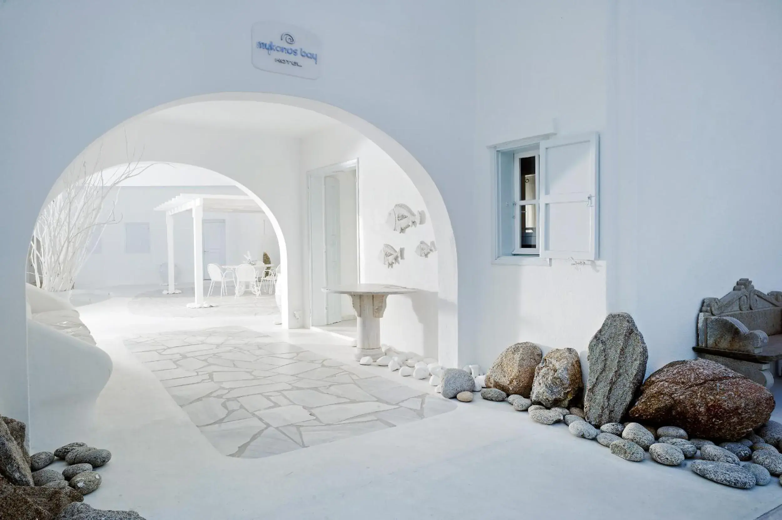 Facade/entrance in Mykonos Bay Resort & Villas Facade/entrance in Mykonos Bay Resort & Villas