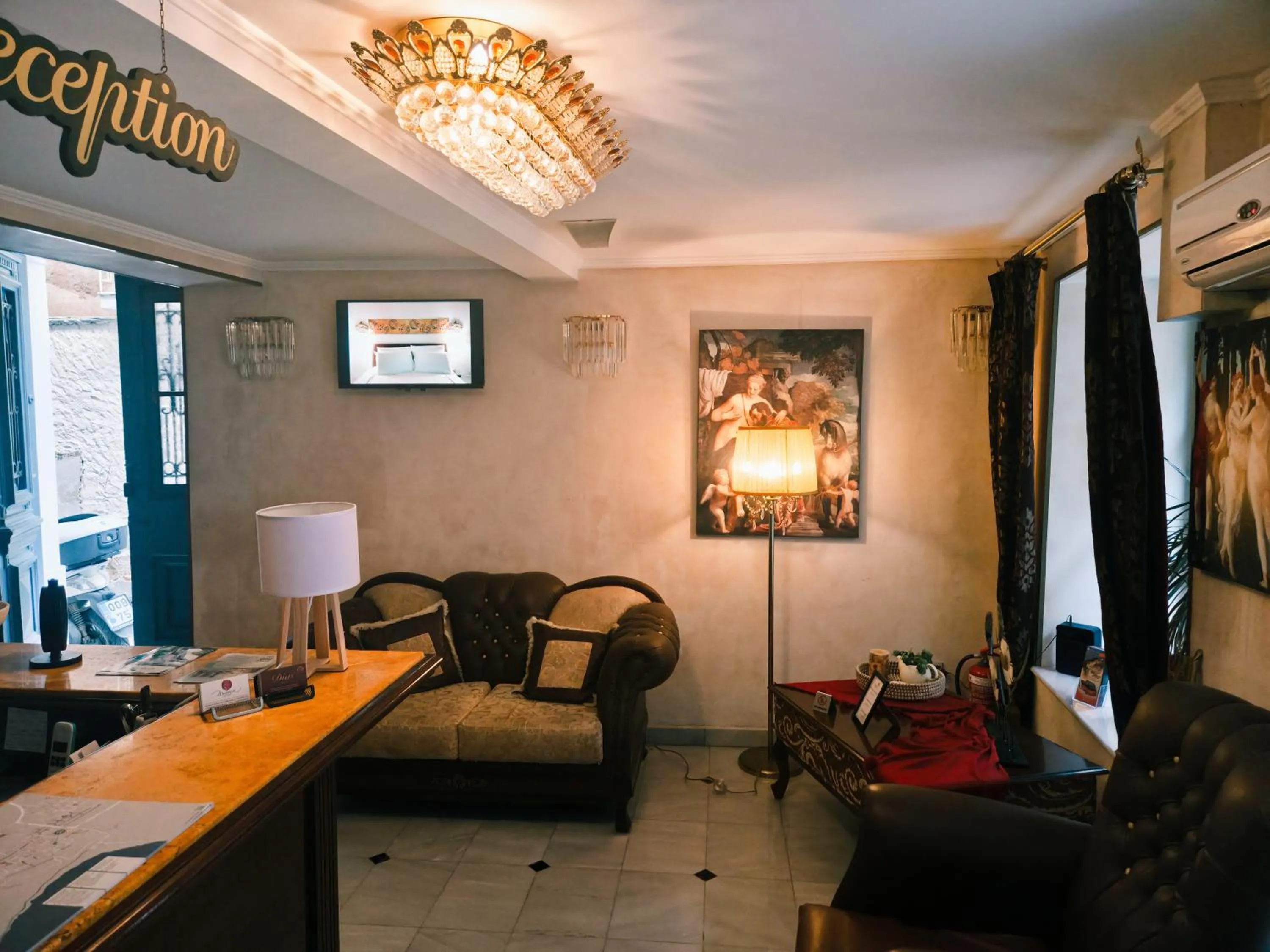 Lobby or reception in Dias