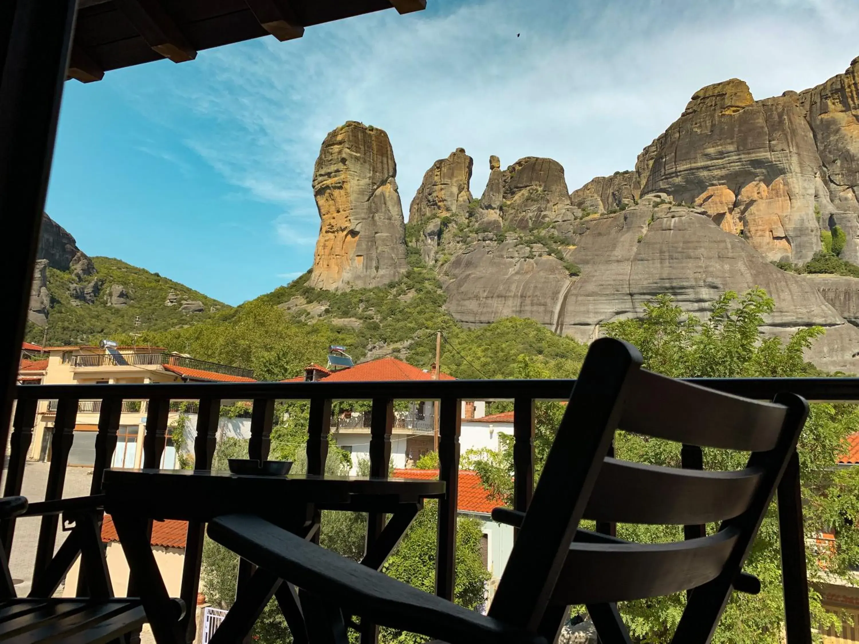 Twin Room with Meteora View in Elena Guesthouse Twin Room with Meteora View in Elena Guesthouse