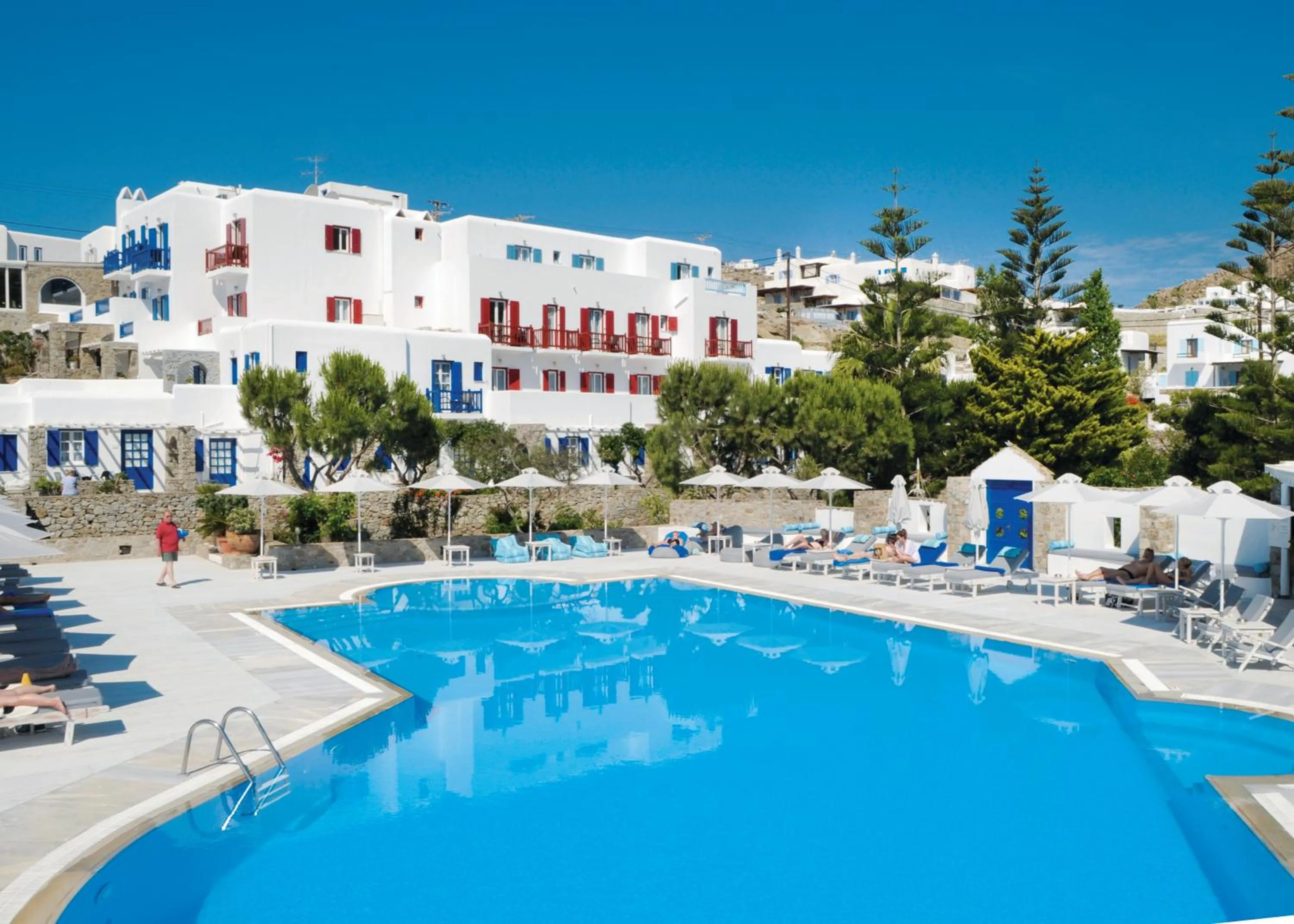 Property building in Kamari Hotel