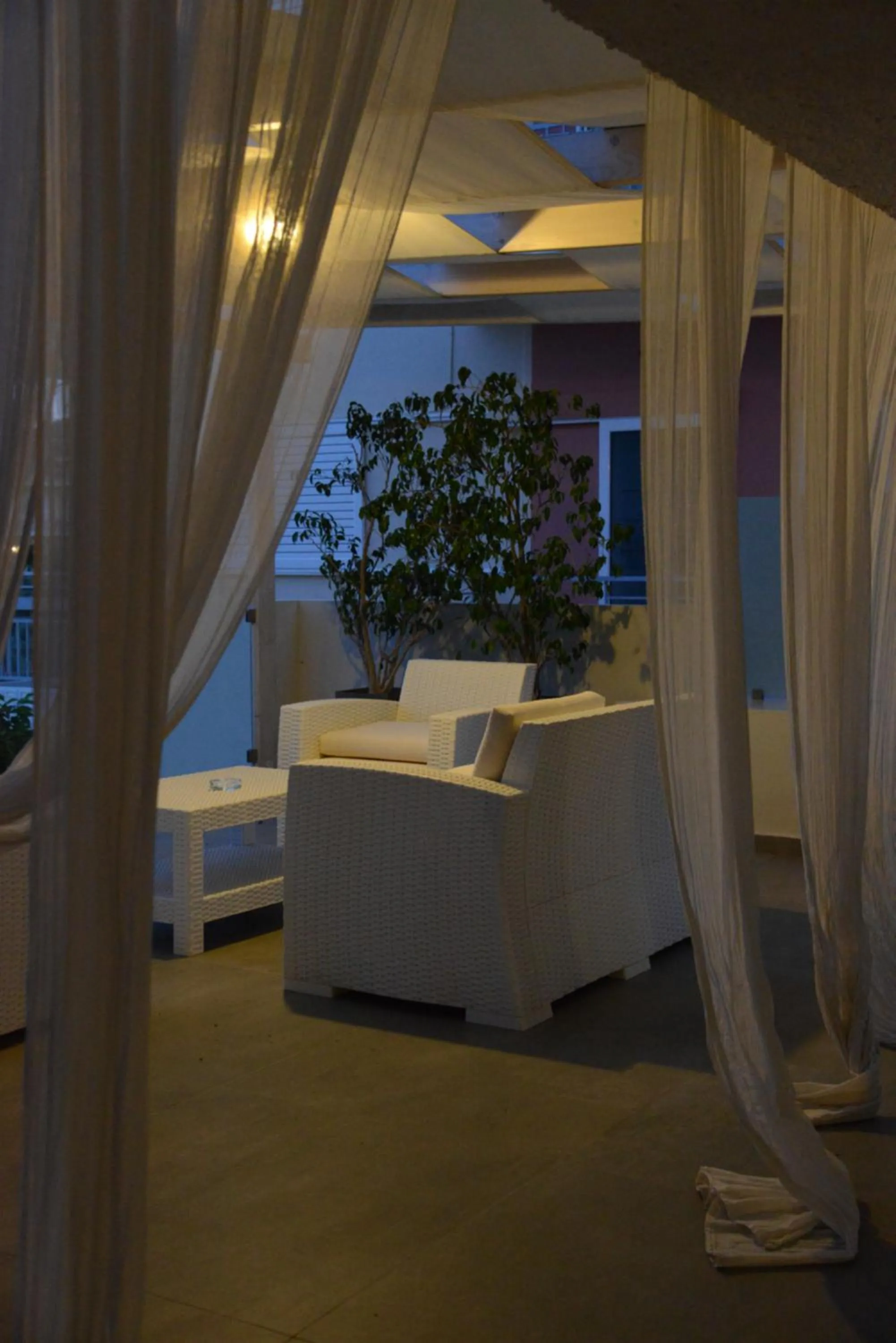 Patio, Bed in Viaros Hotel Apartments