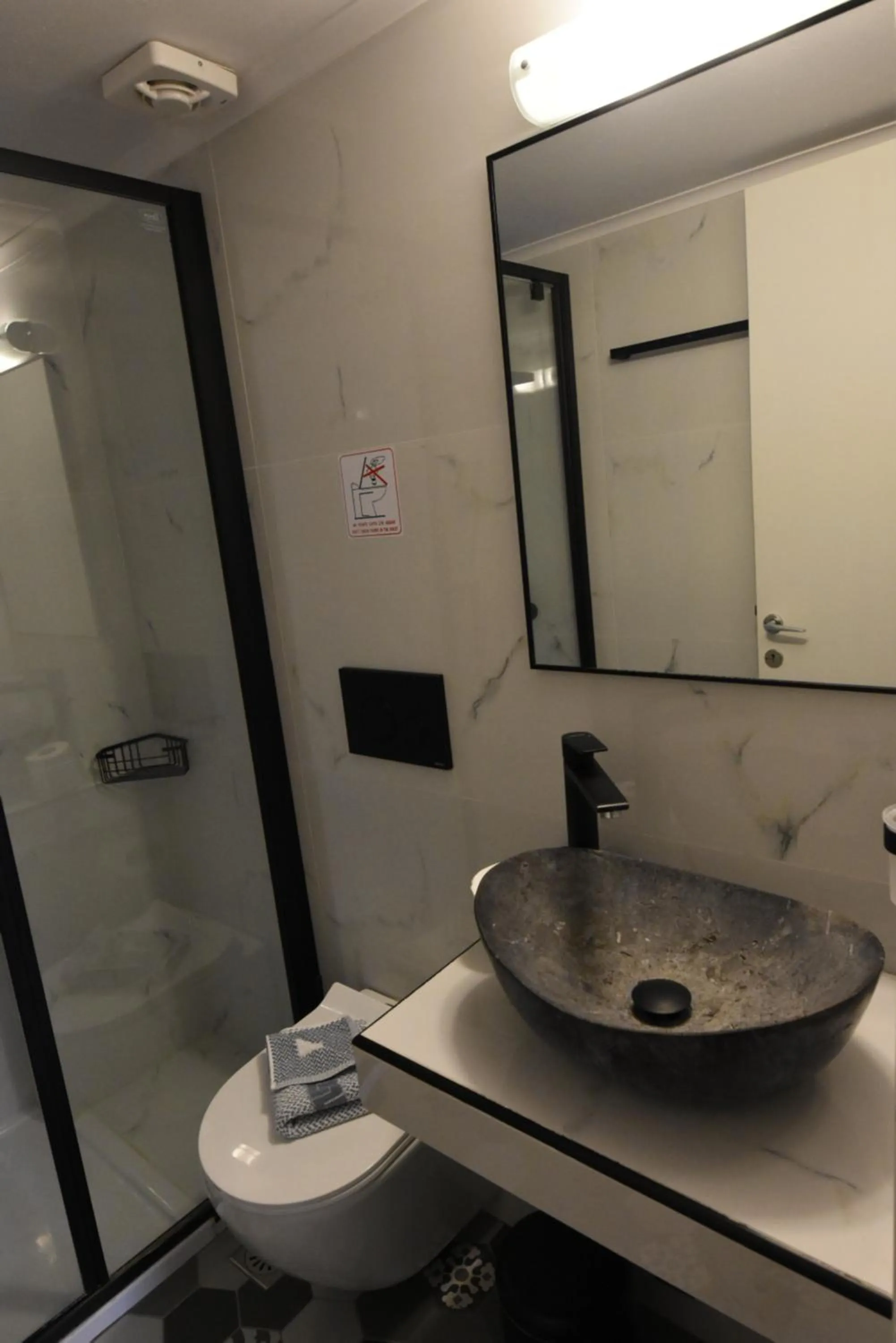 Shower in Viaros Hotel Apartments