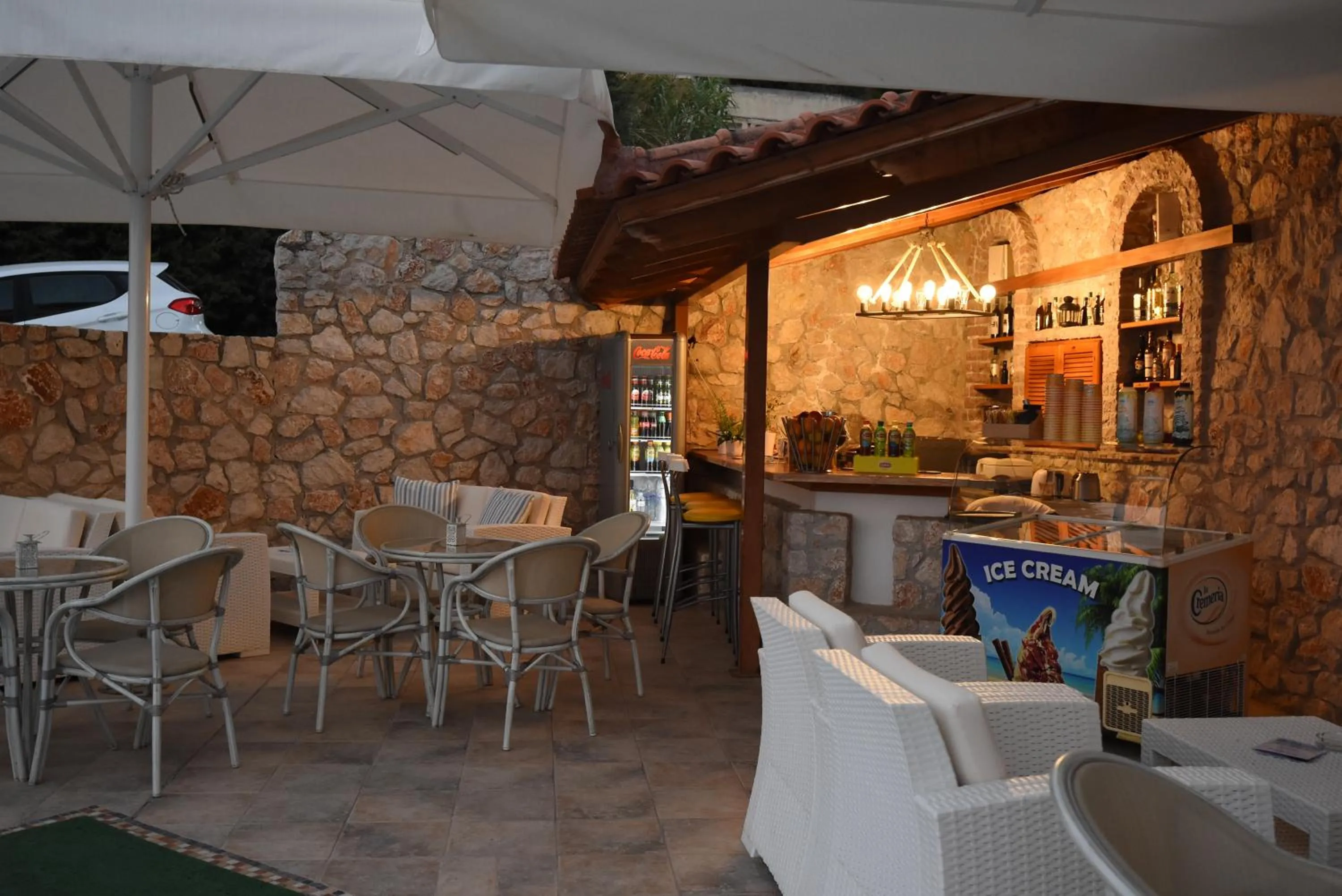 Patio in Viaros Hotel Apartments
