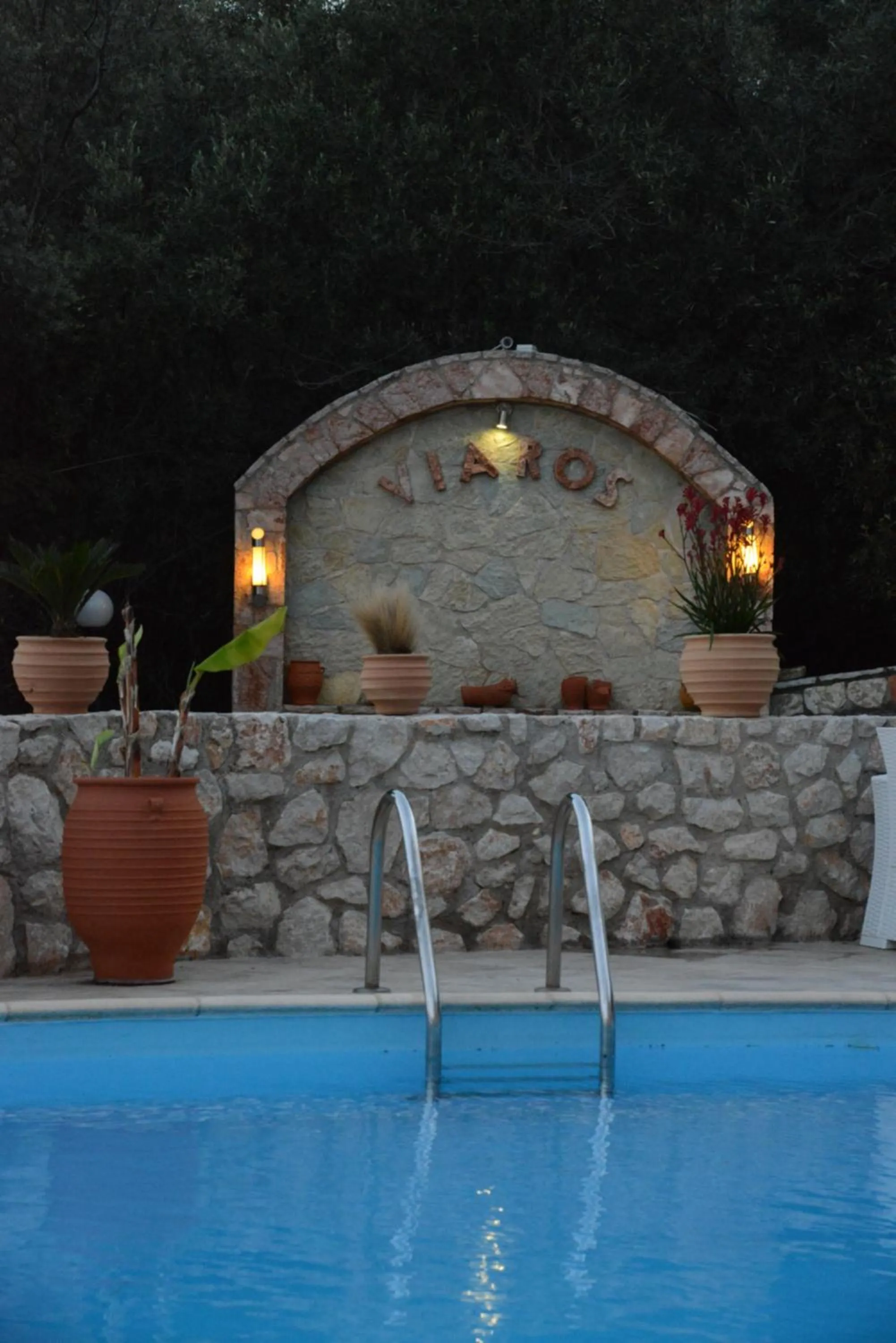 Swimming pool in Viaros Hotel Apartments