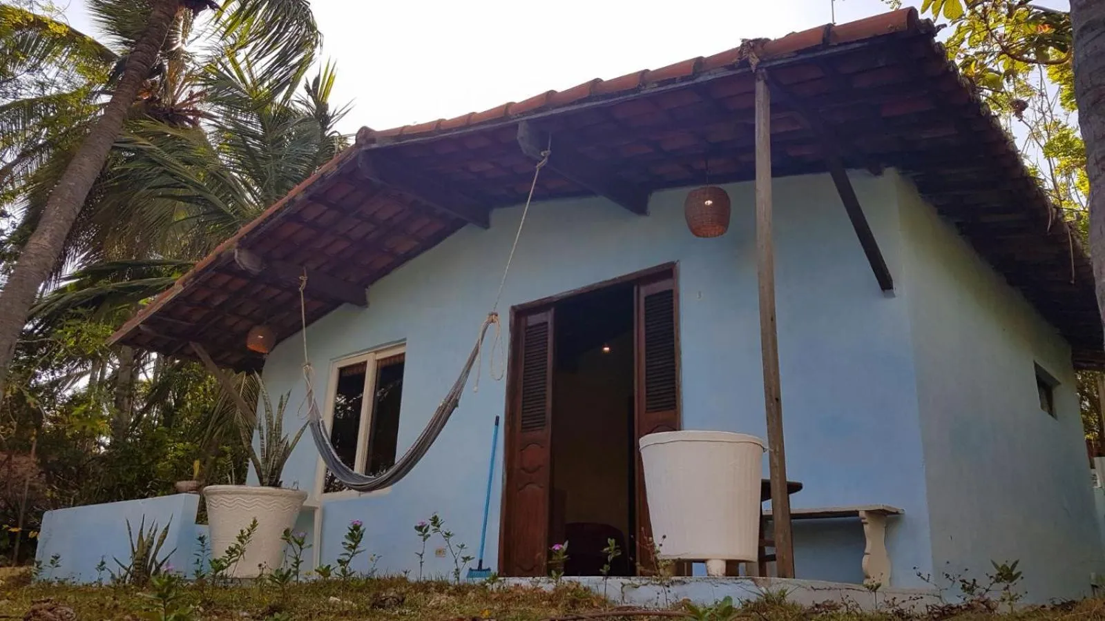 Garden view in Lagoa dos Coqueiros