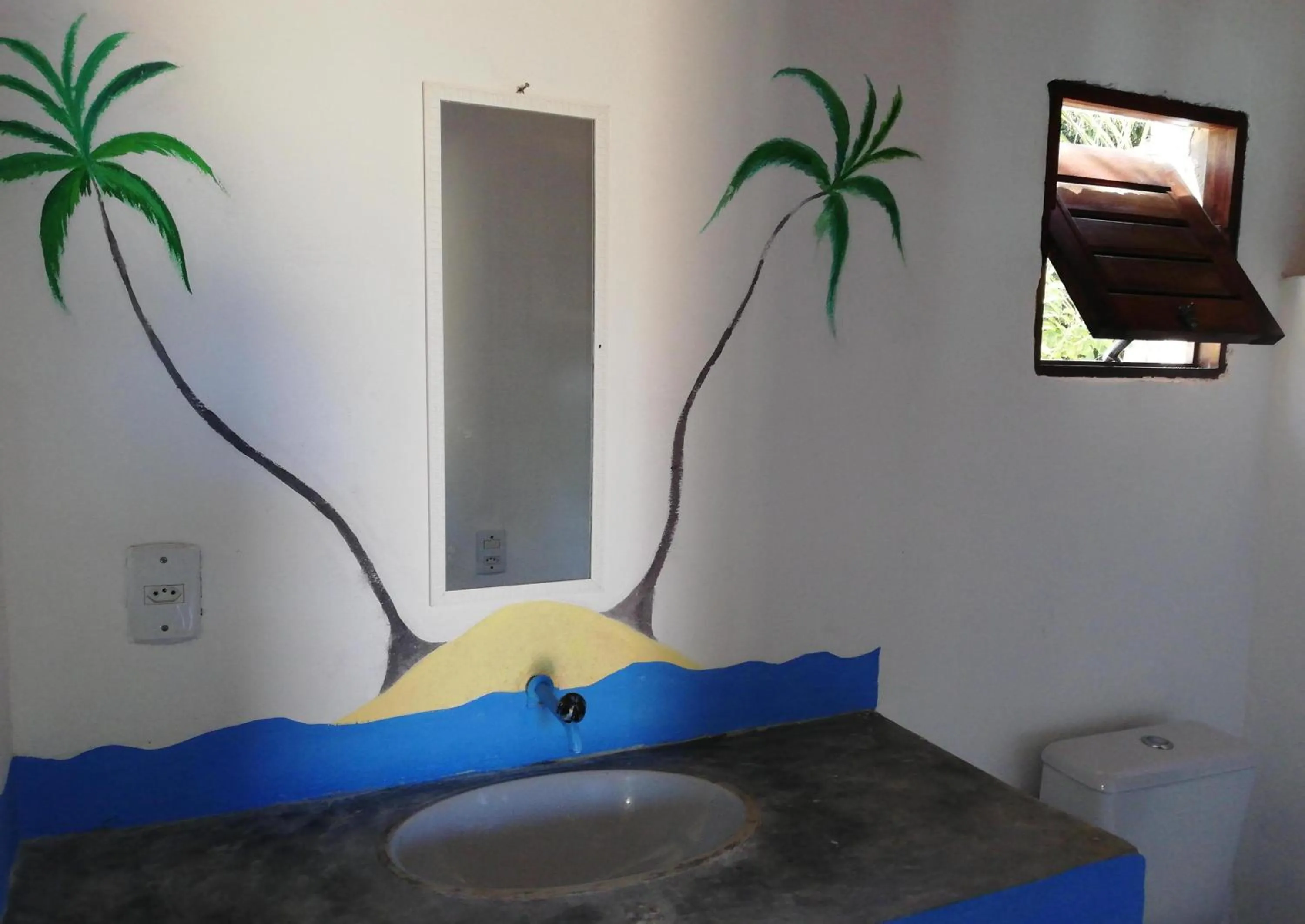 Bathroom in Lagoa dos Coqueiros