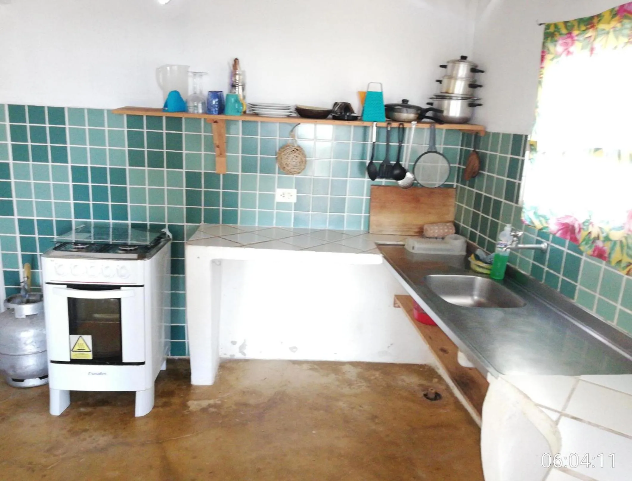 Kitchen or kitchenette in Lagoa dos Coqueiros