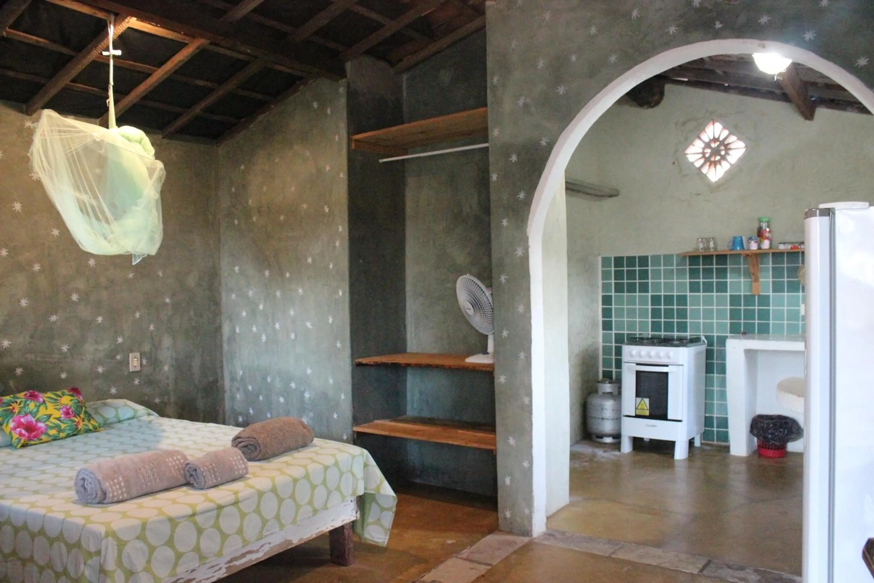 Kitchen or kitchenette in Lagoa dos Coqueiros