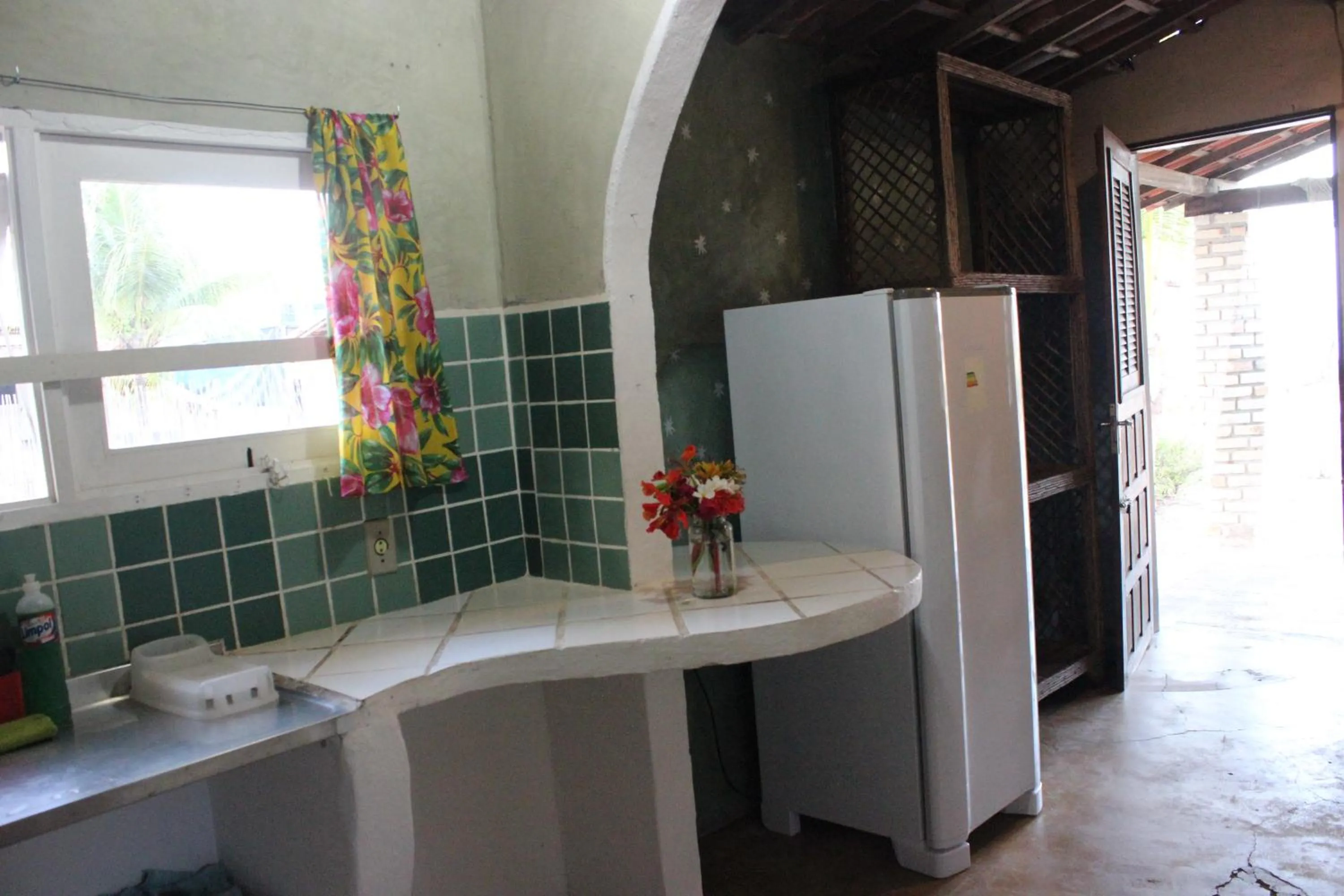 Kitchen or kitchenette in Lagoa dos Coqueiros