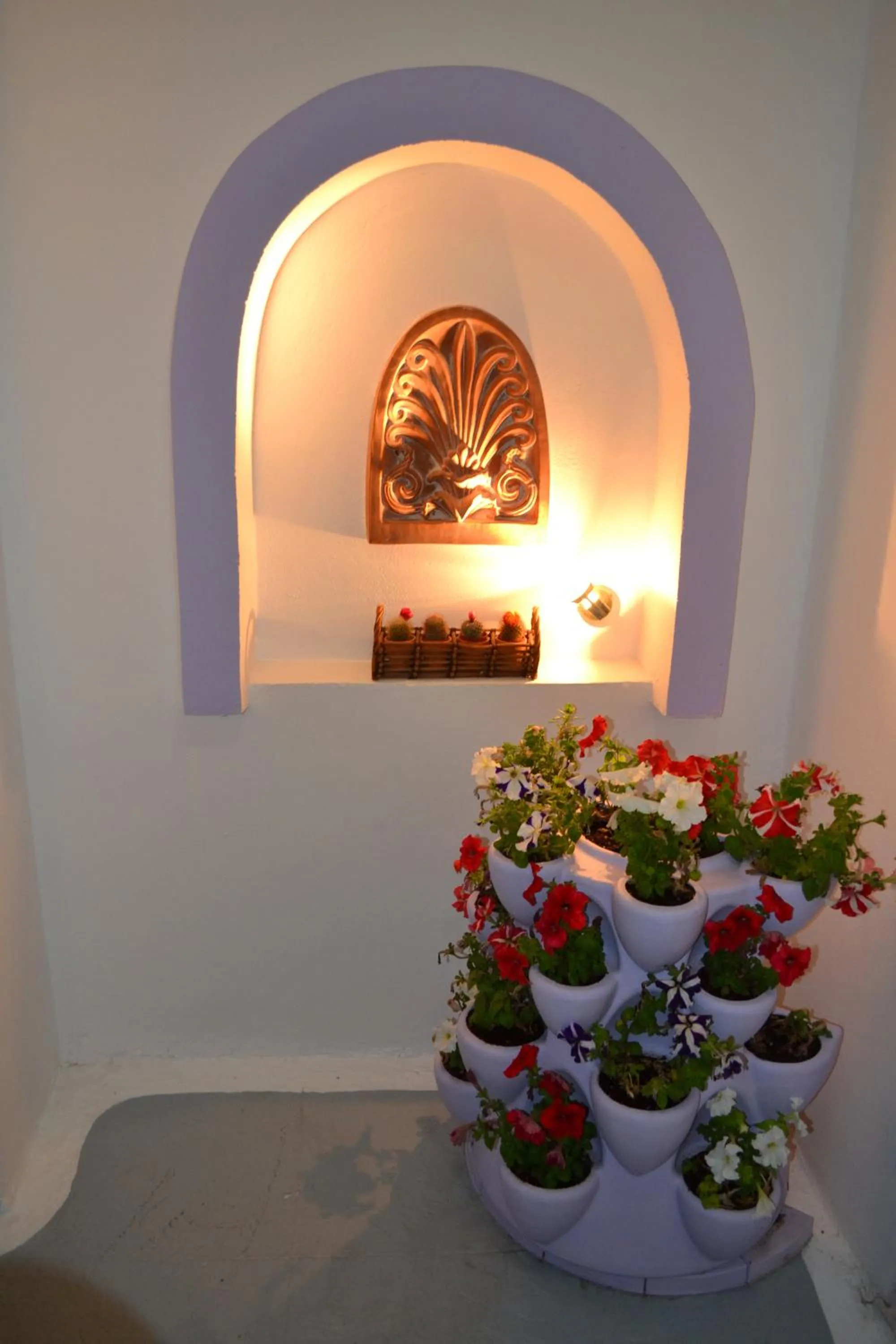 Decorative detail in Melina Hotel