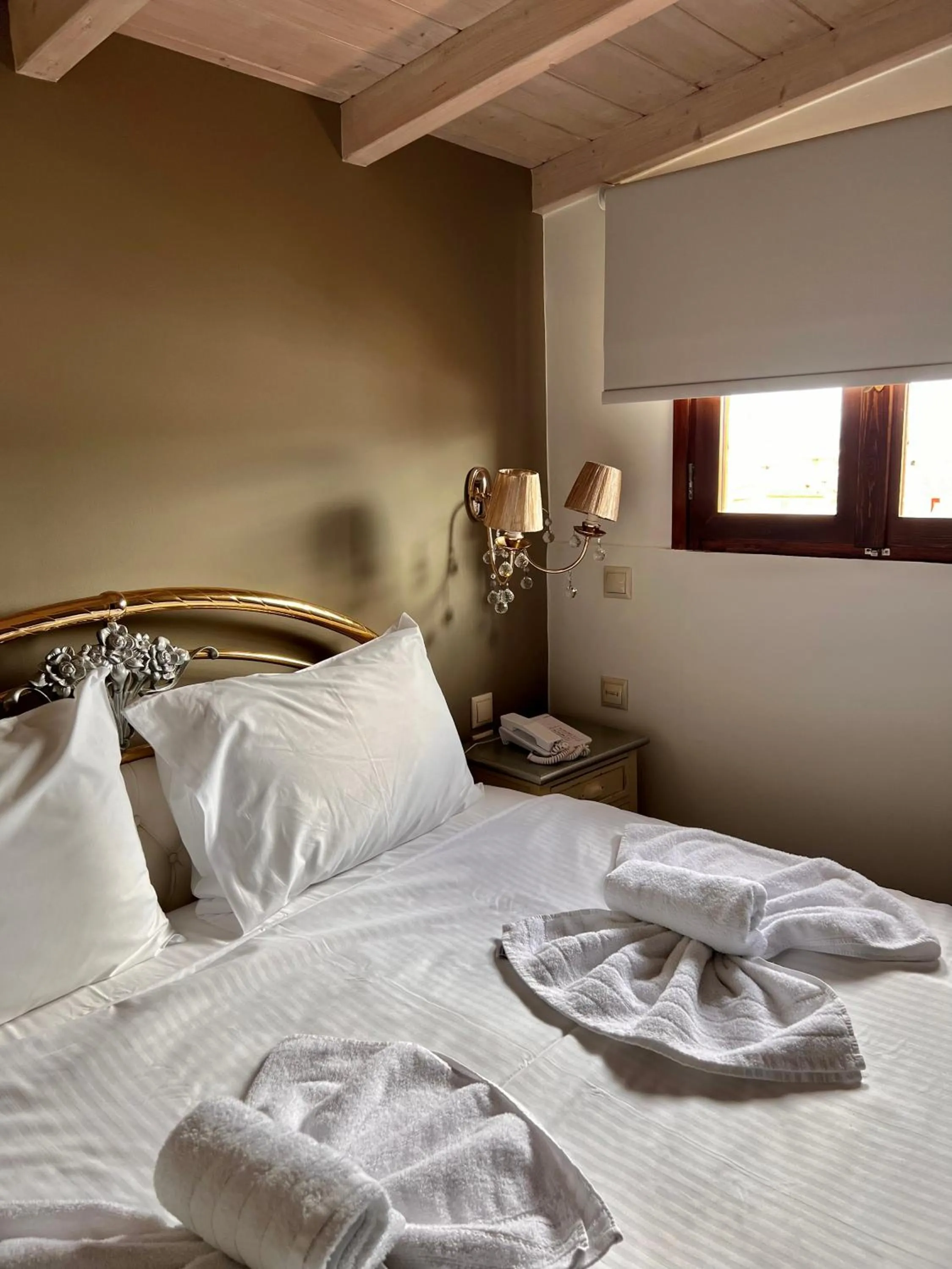 Bed in Pension Dafni