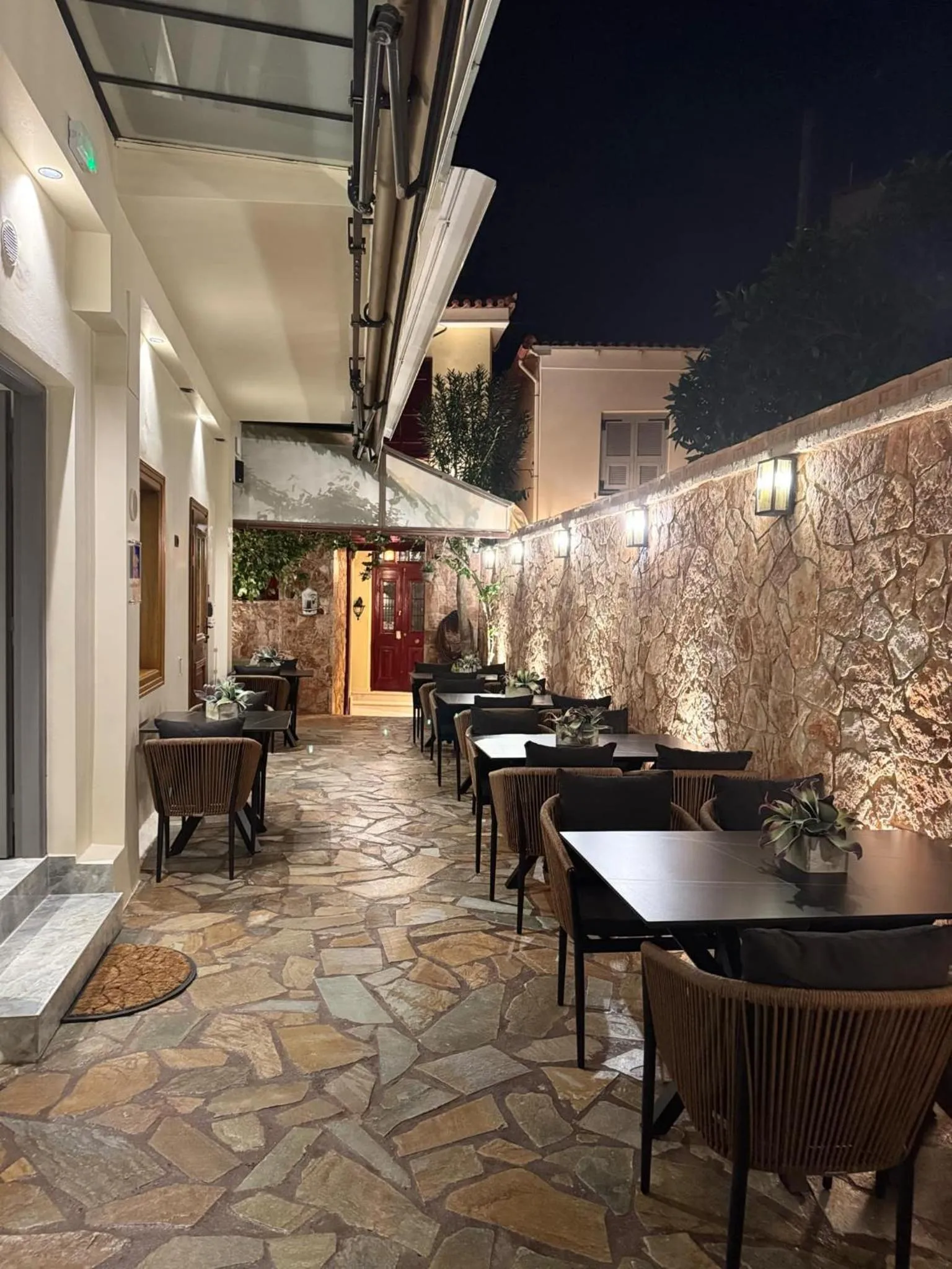 Patio in Pension Dafni