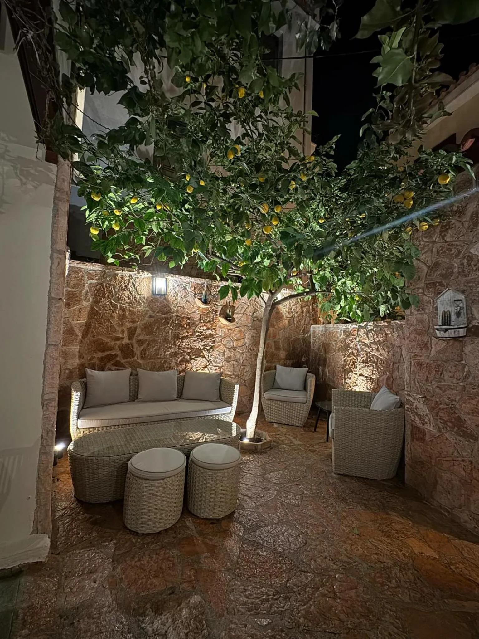 Patio in Pension Dafni