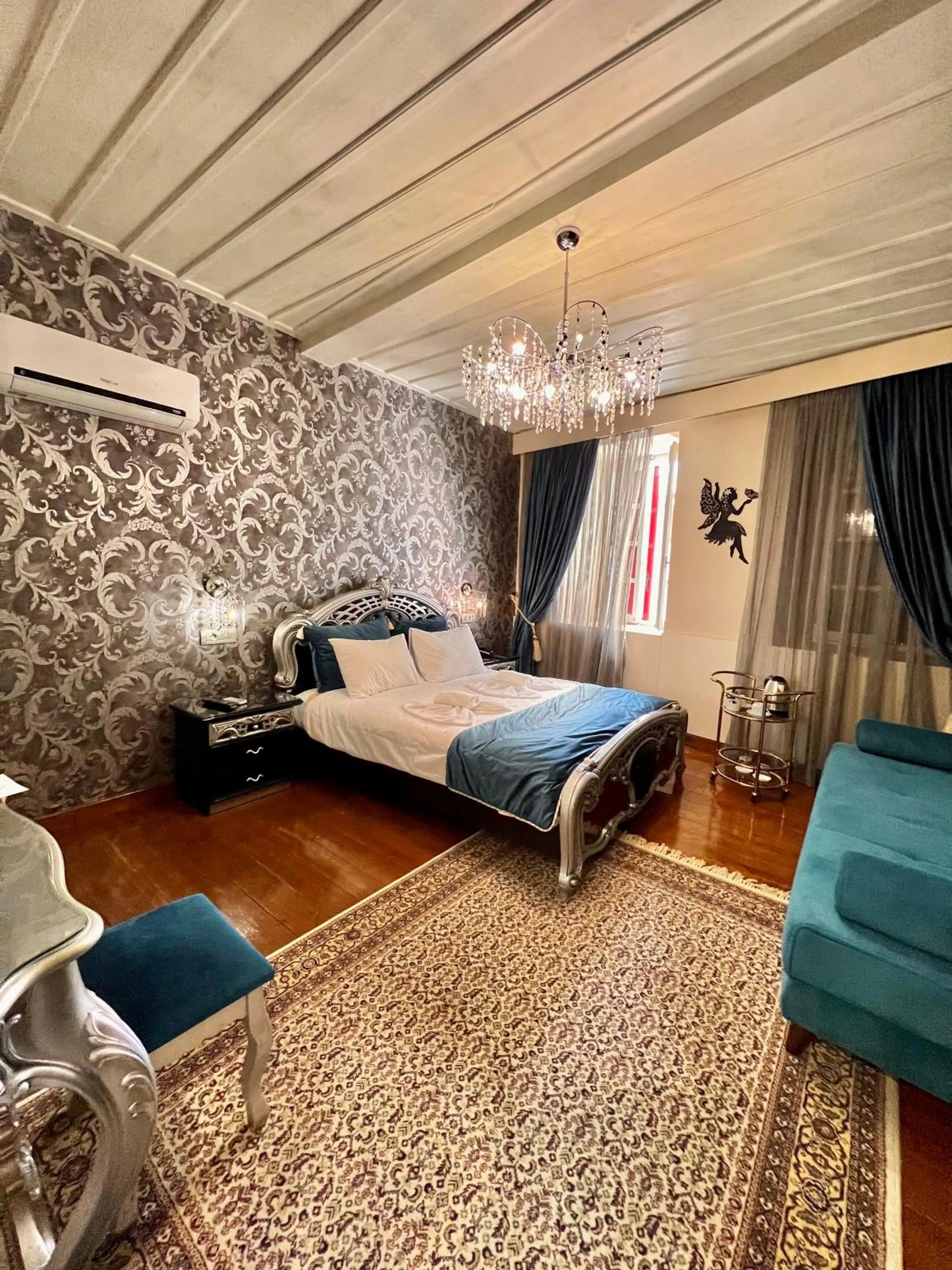 Bedroom, Bed in Pension Dafni