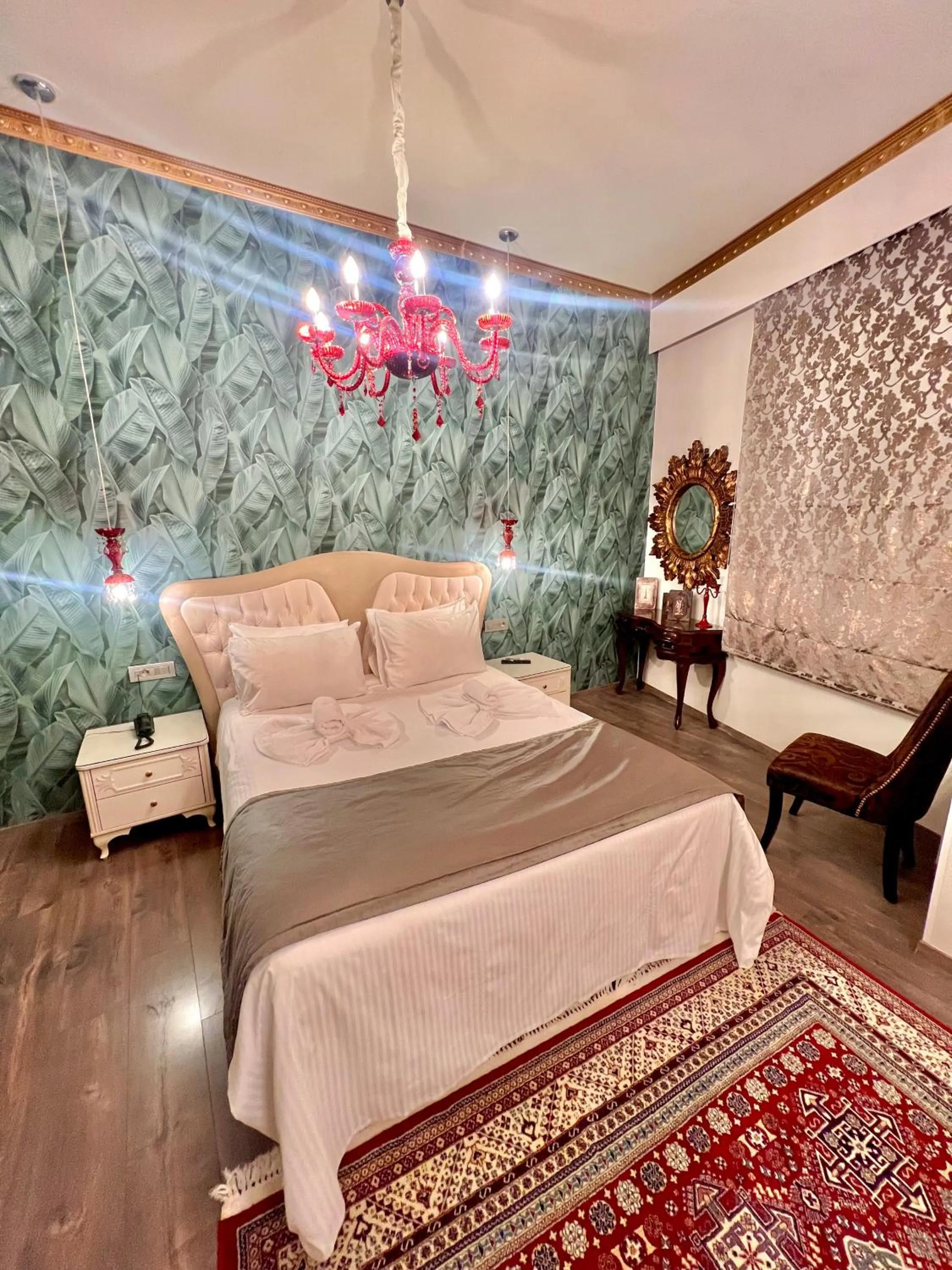 Bed in Pension Dafni