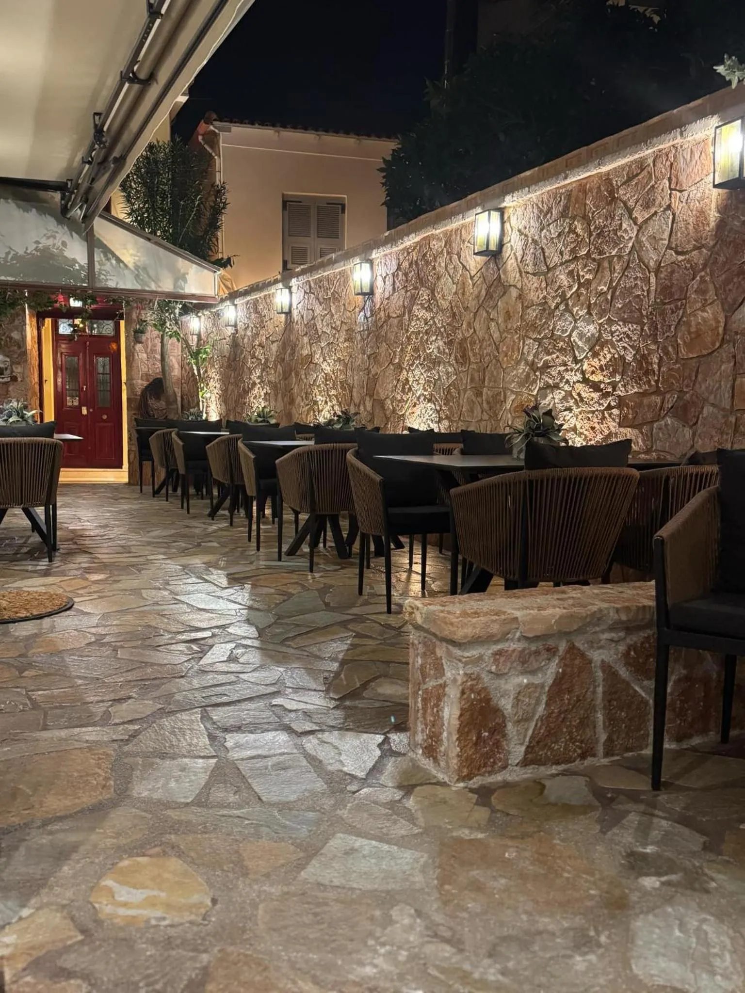 Patio in Pension Dafni