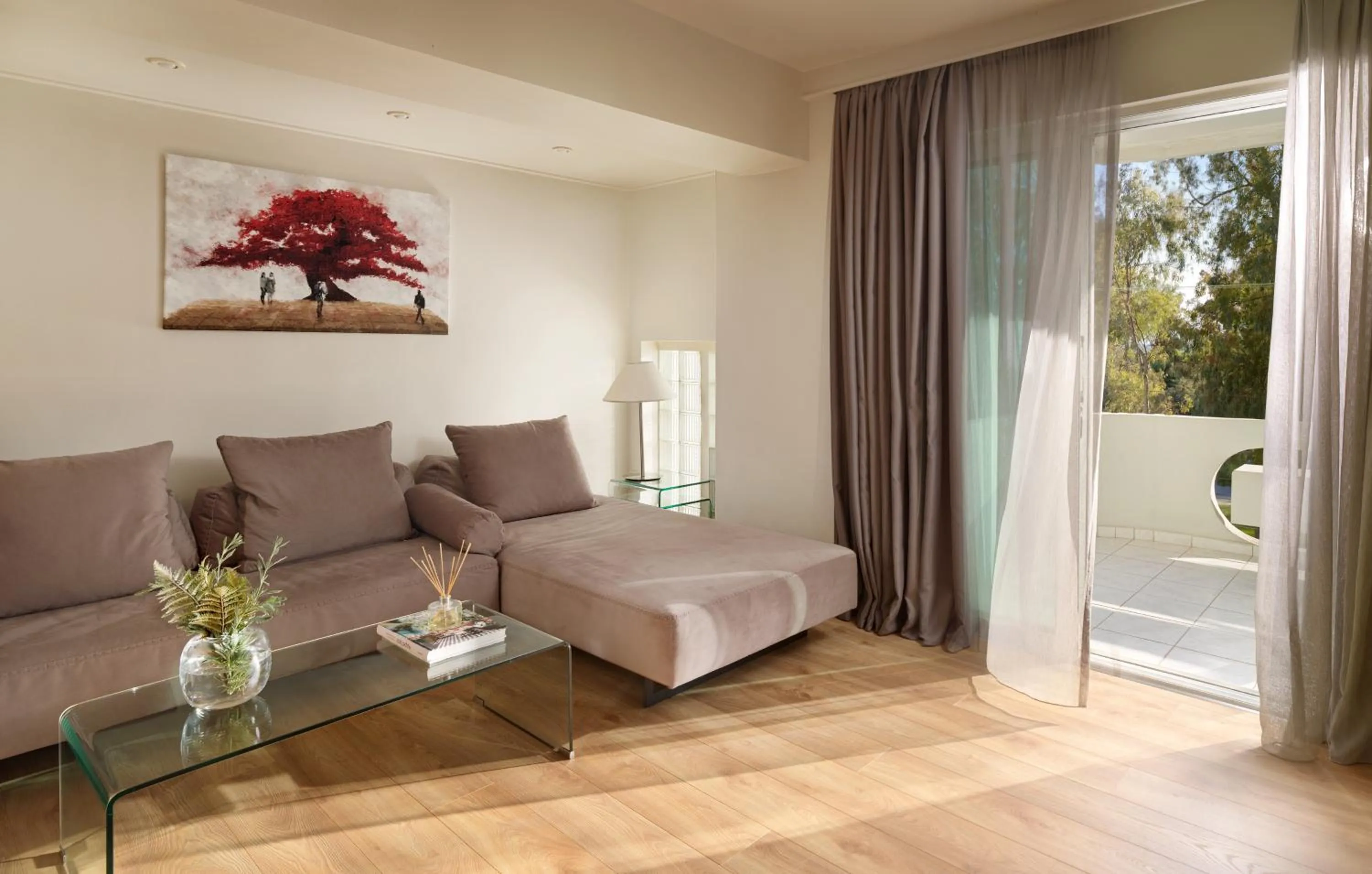 Living room in Blazer Suites Hotel