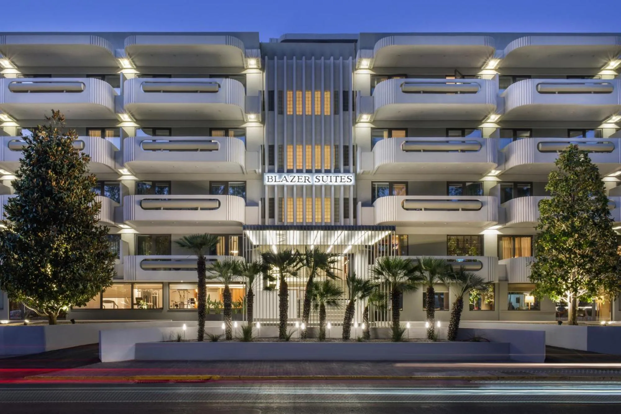 Property building in Blazer Suites Hotel