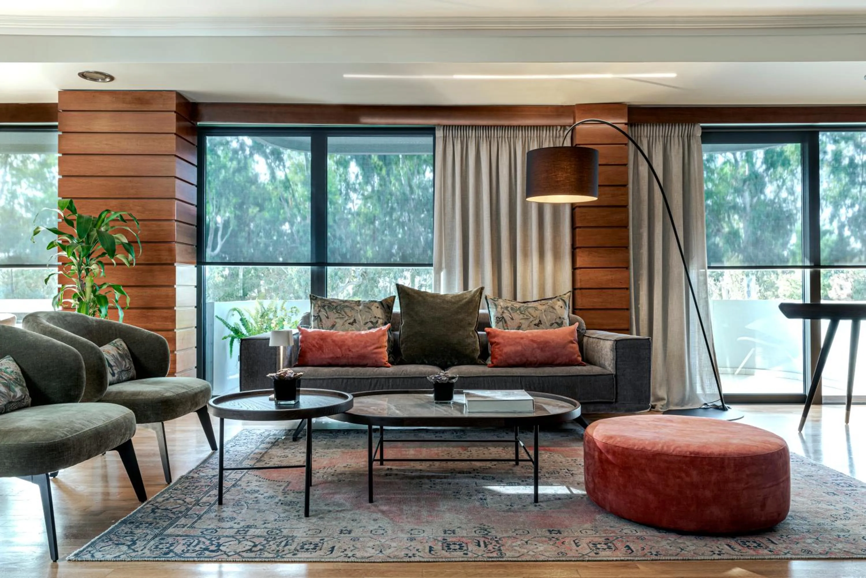 Seating area in Blazer Suites Hotel