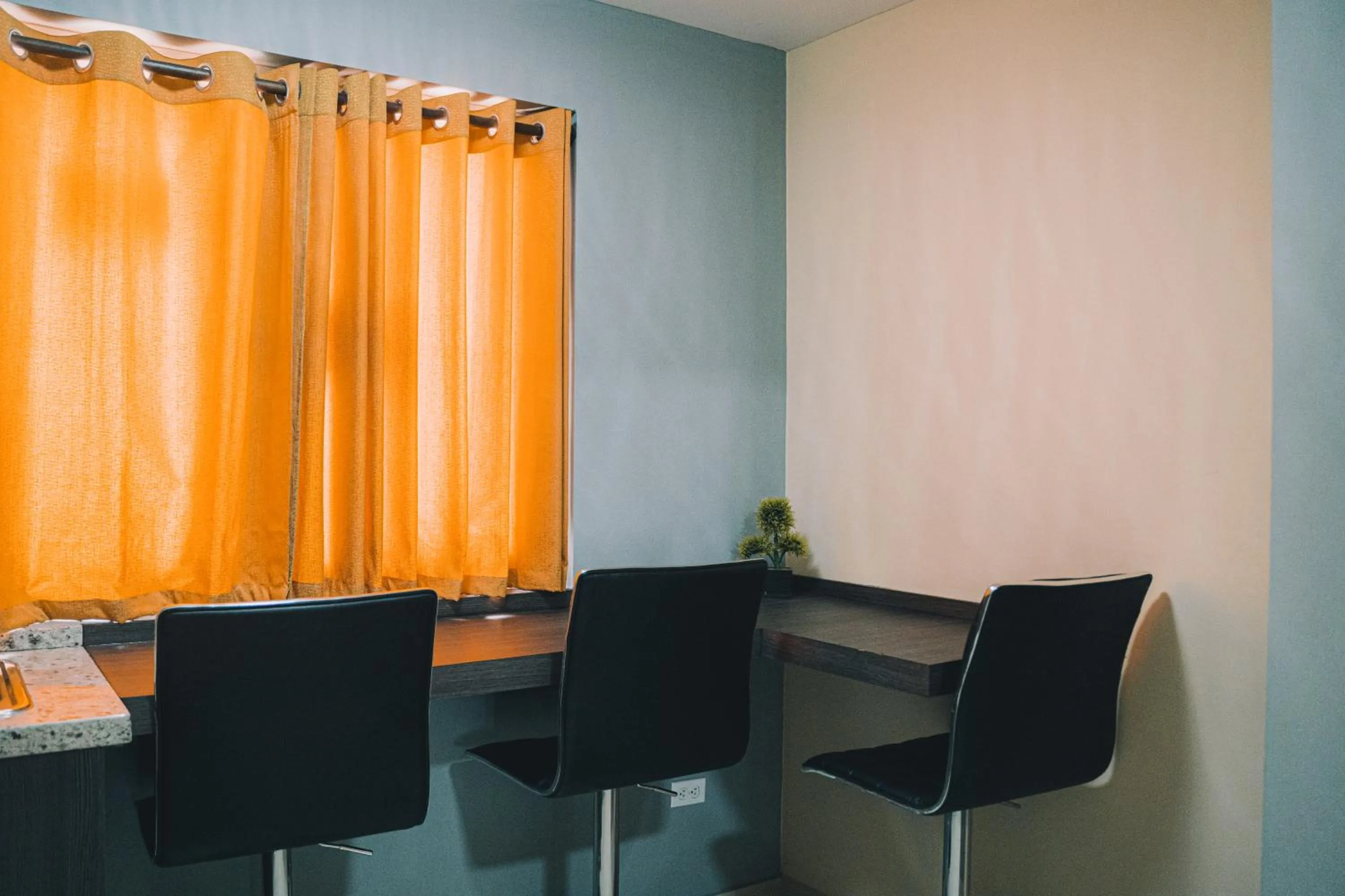 Seating area in Juanedu Suites